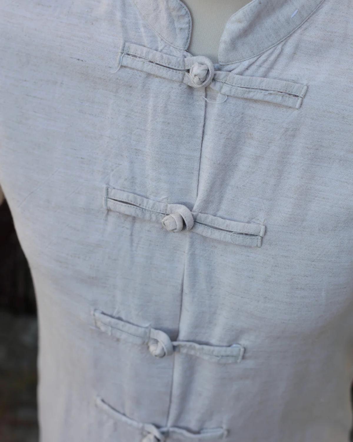 Chemise vintage d’inspiration asiatique