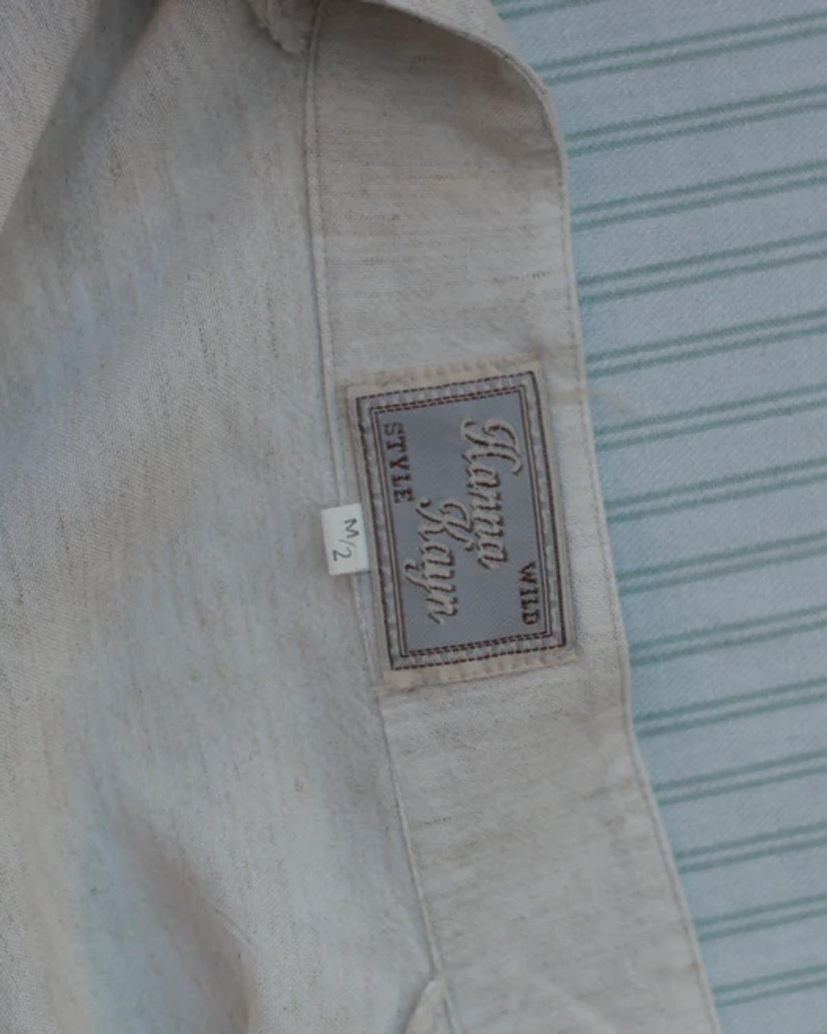 Chemise vintage d’inspiration asiatique