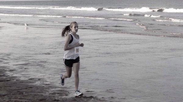 Post 5K trail race happiness