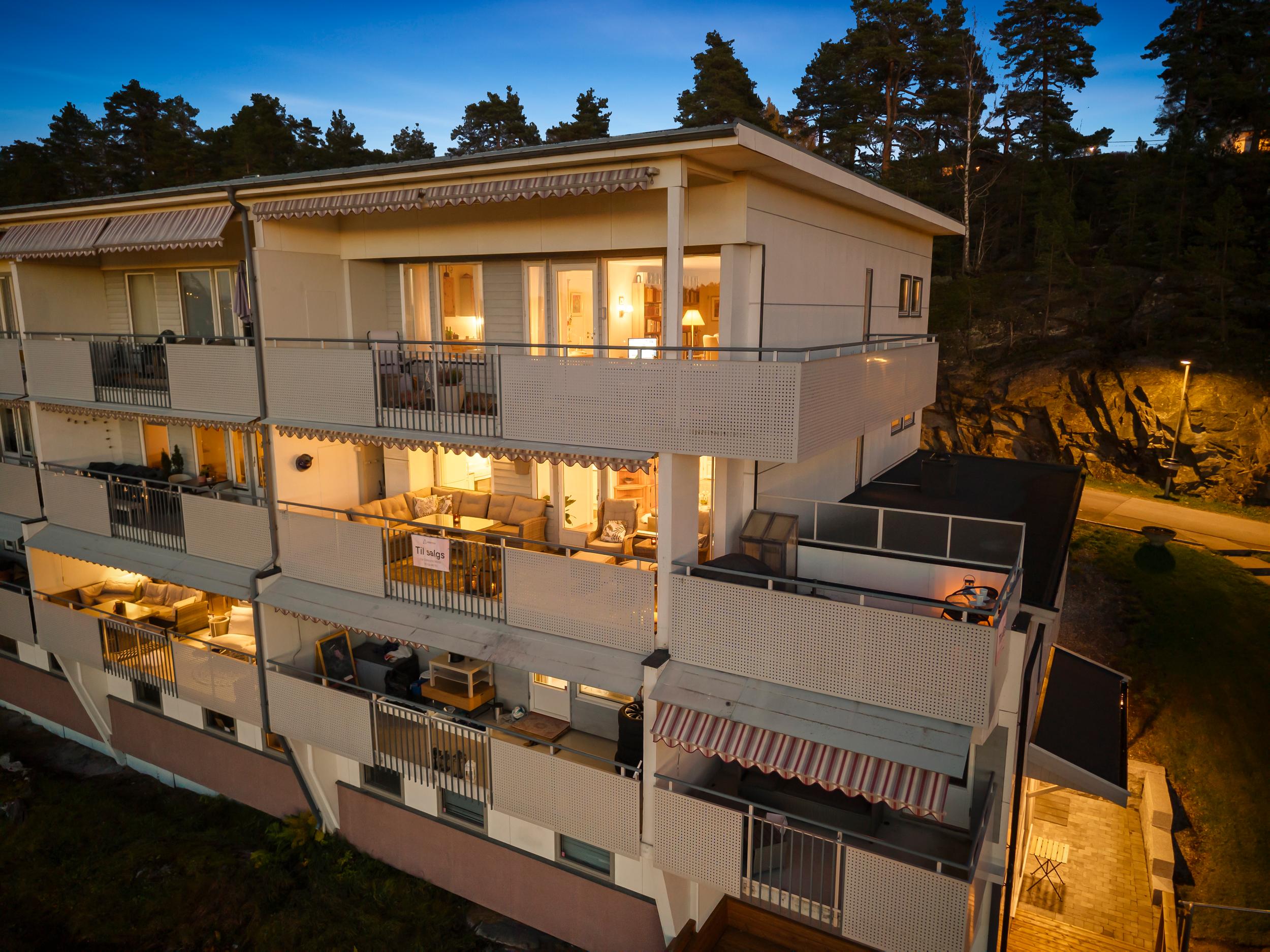 Velkommen til hjørneleilighet mot vest og syd