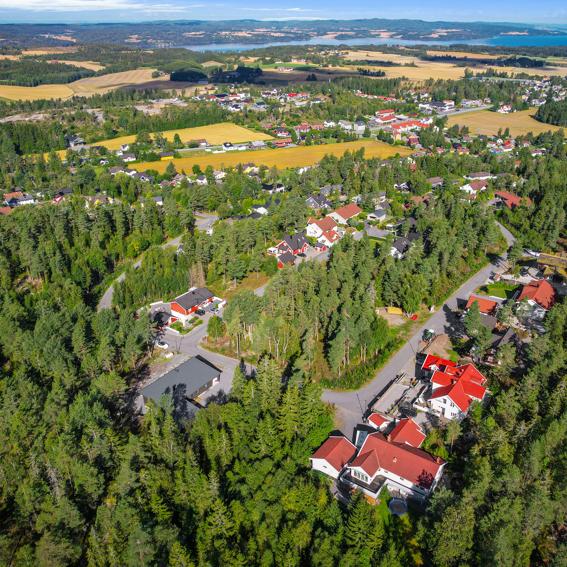 Dronebilde over Båstad