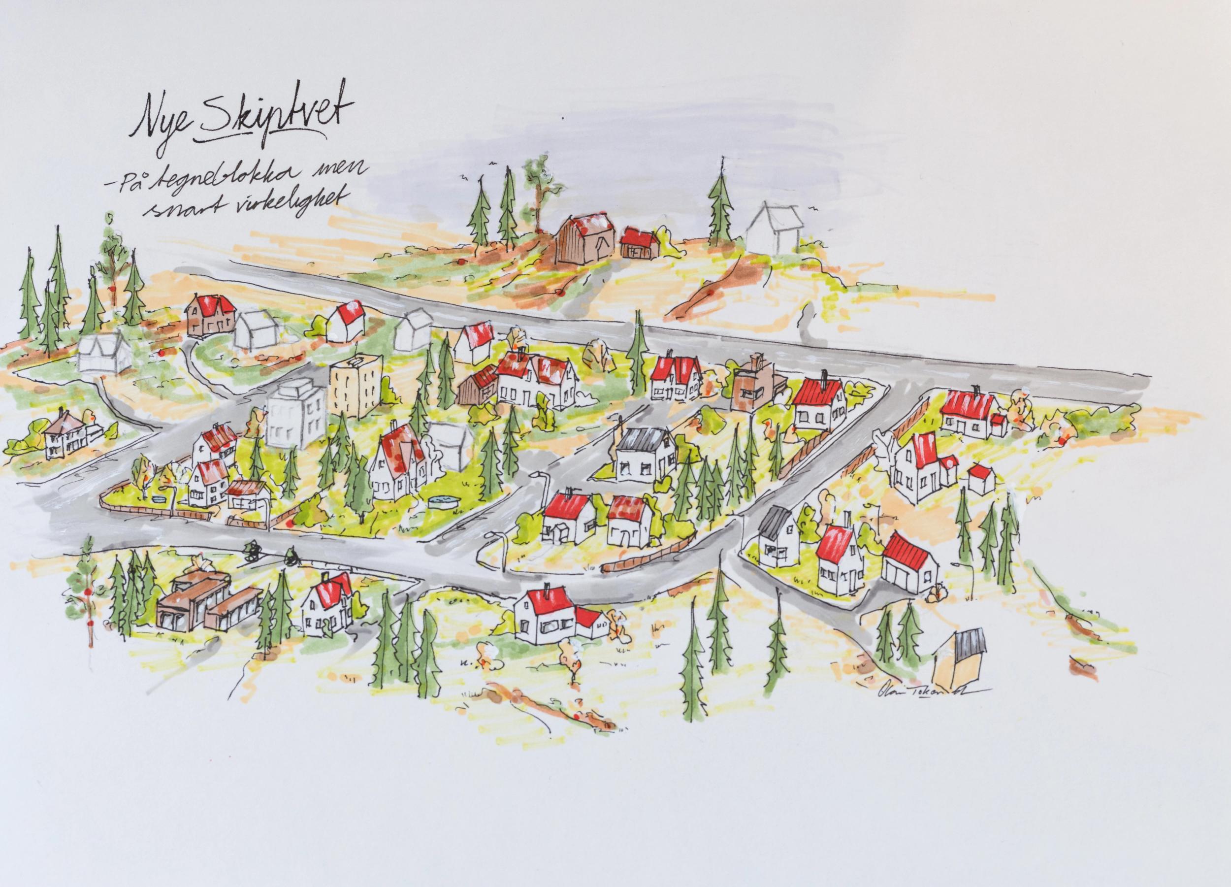 Illustrasjon av prosjektet Nye Skiptvet