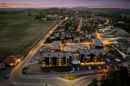 Dronefoto av prosjektet Knapstadhagen