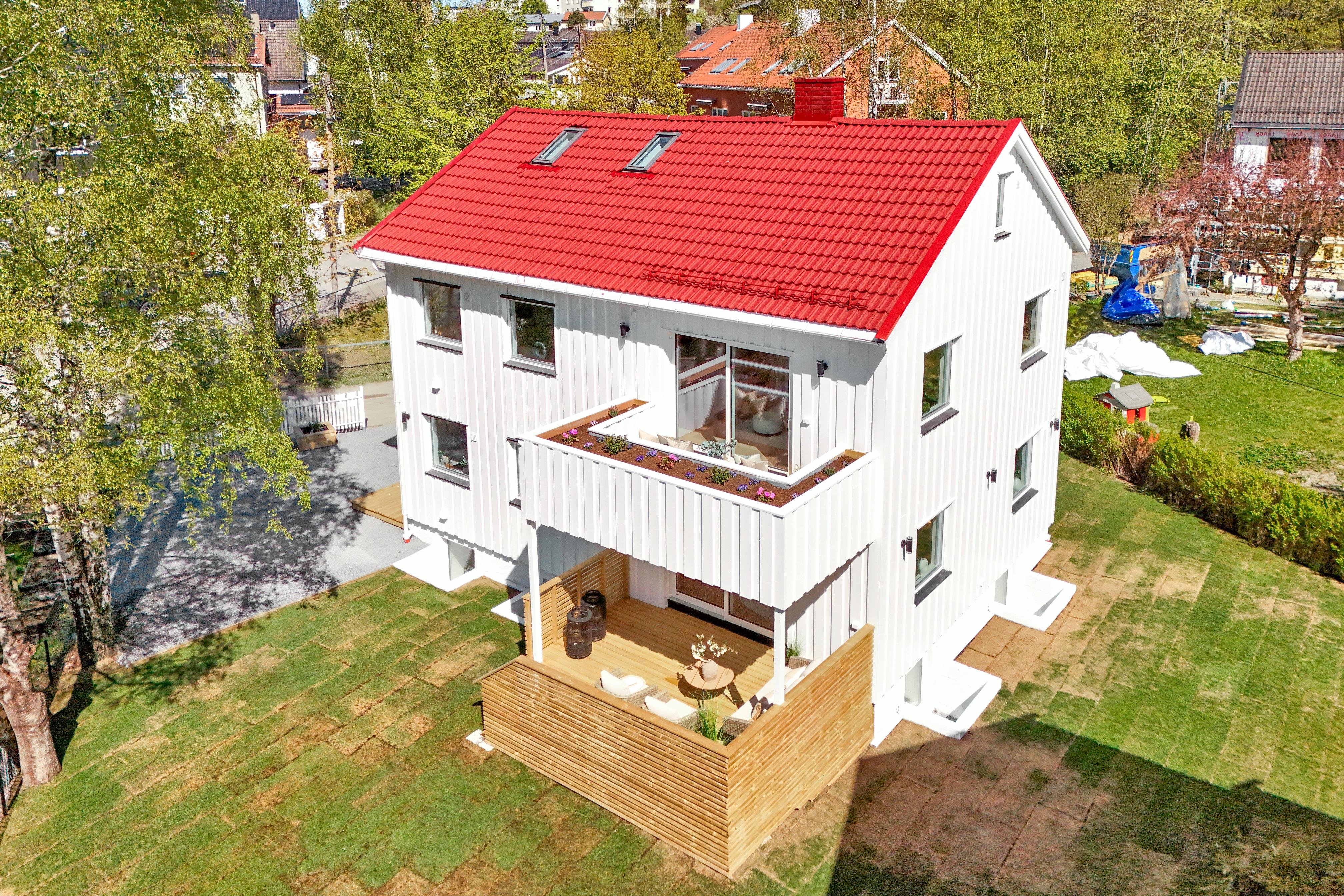 Grønlibakken 5 A er en flott halvpart av tomannsbolig.