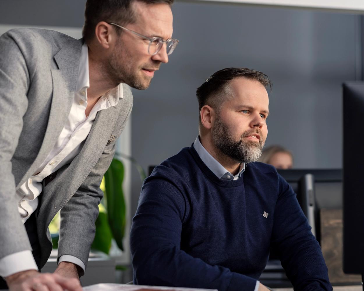 To meglere prater. Foto.