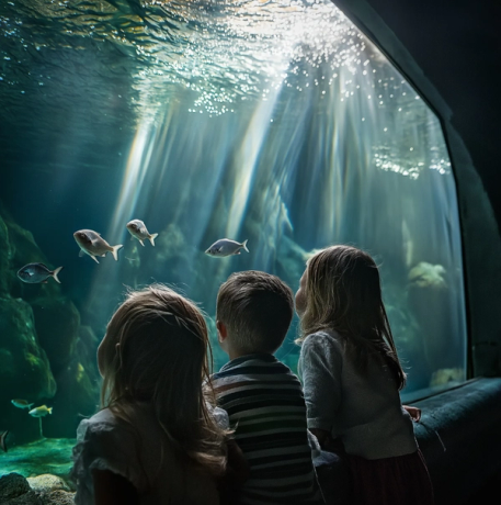 Mat fiskene hos Drøbak akvarium 