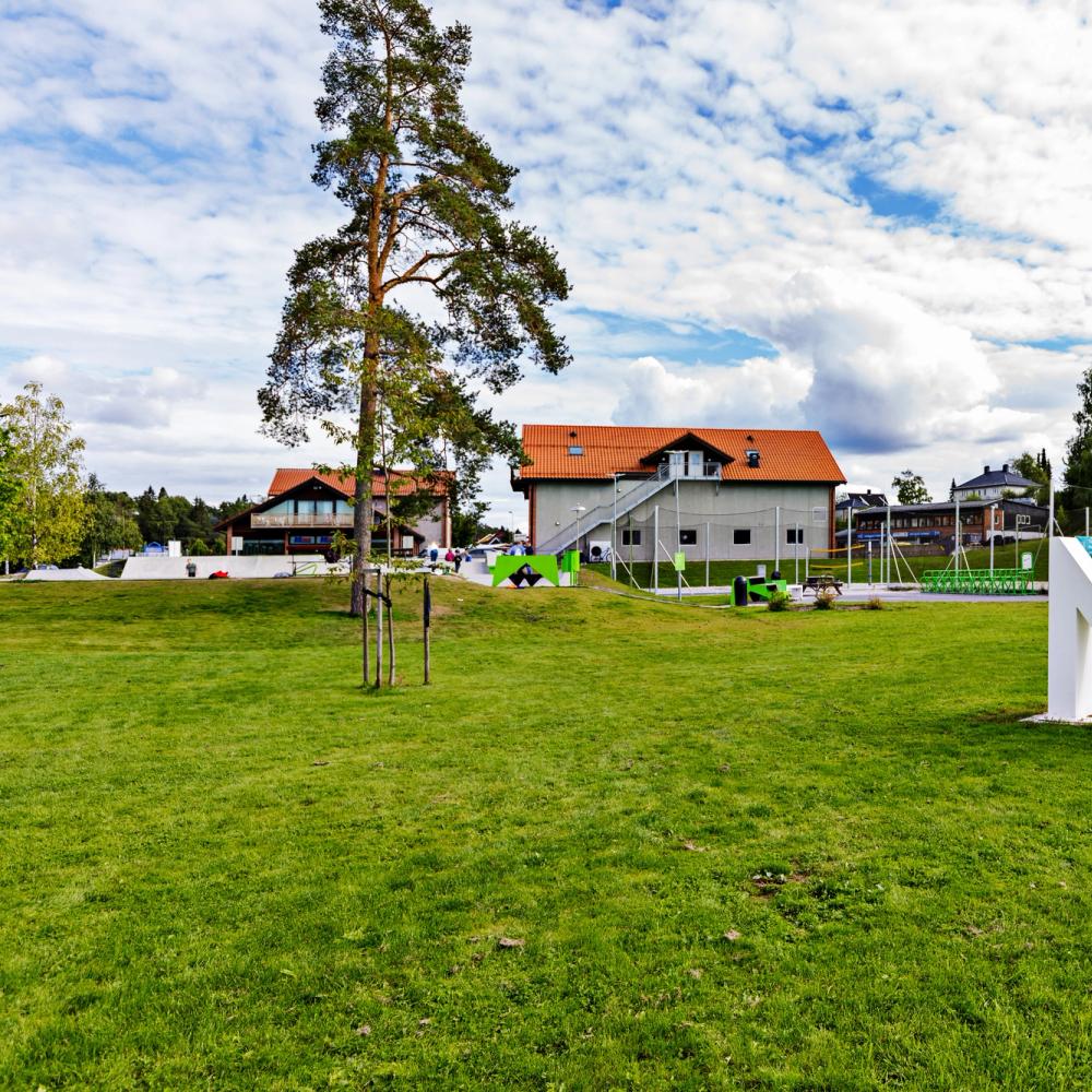 Skilt med teksten "Mysen". Foto.