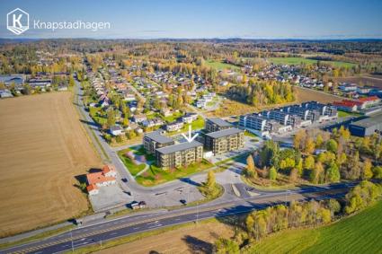 Knapstadhagen fugleperspektiv fra sydvest