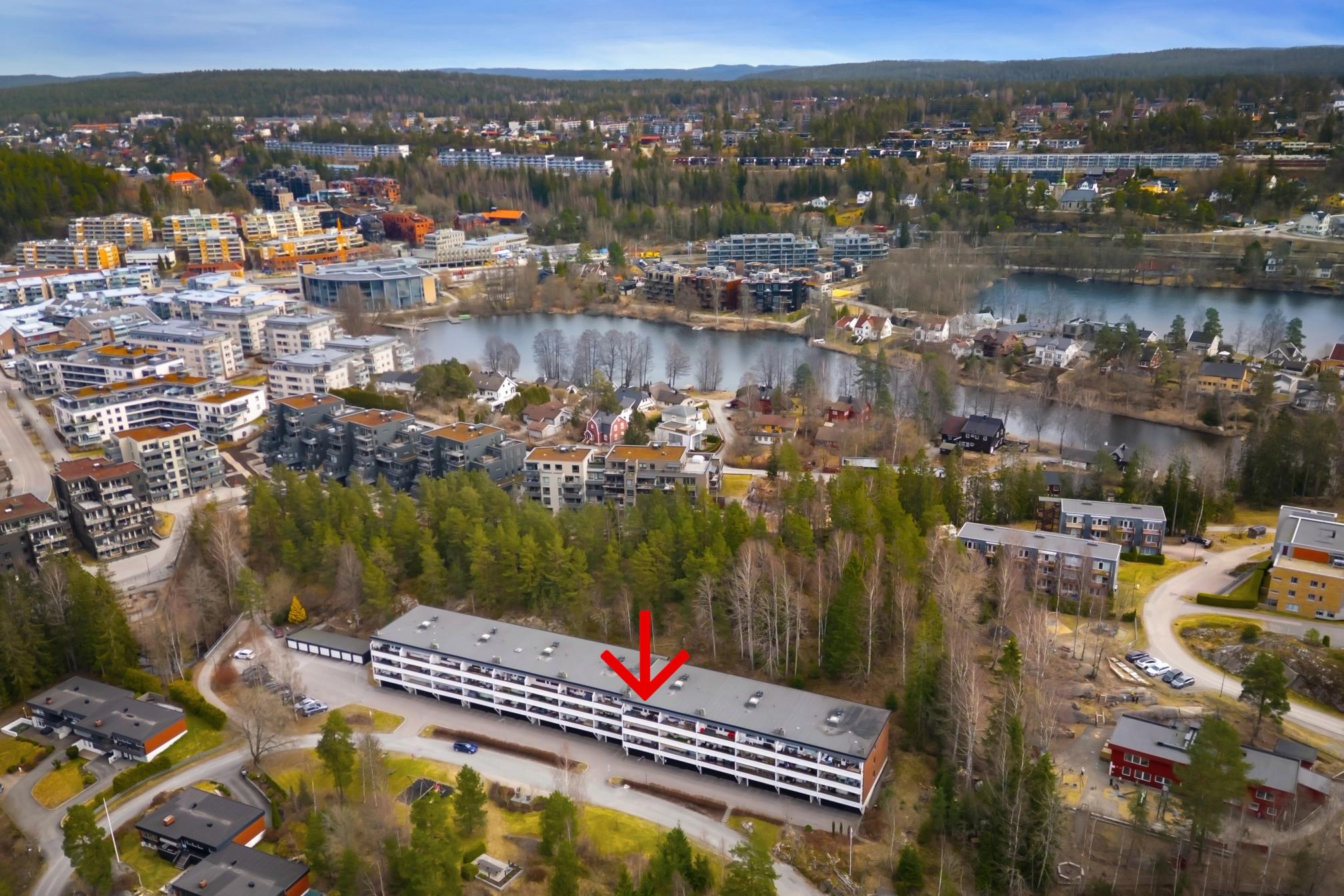 Plogsvingen beliggende rett utenfor Kolbotn sentrum. 