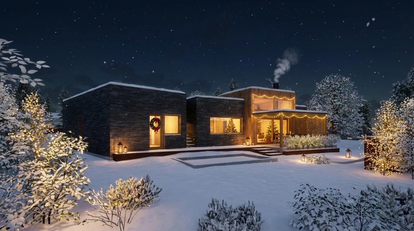 Illustrasjonsbilde av boligen det er gitt rammetillatelse i 2024 for å bygge på tomten.