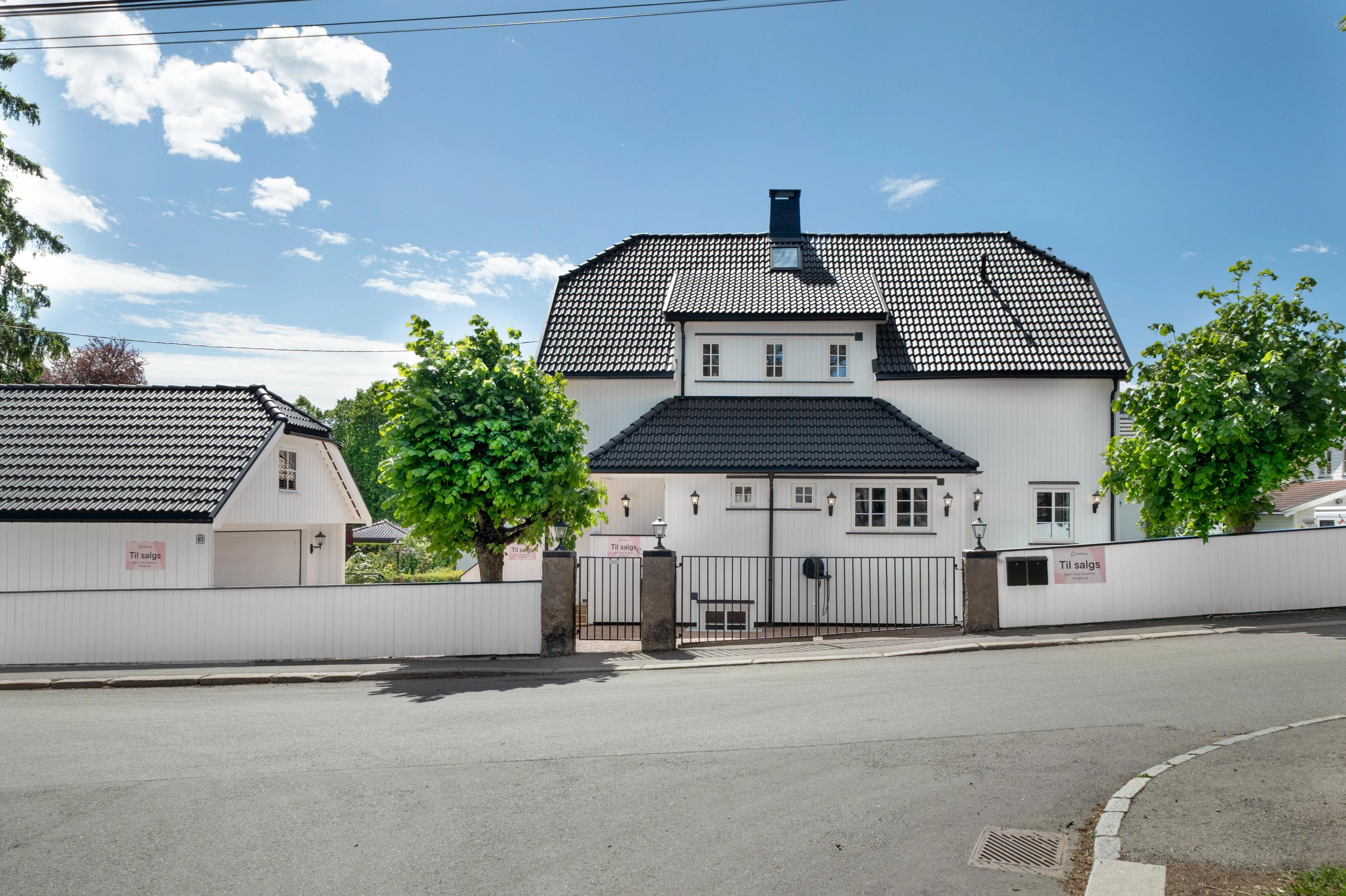 Halvpart av tomannsbolig i attraktivt villastrøk
