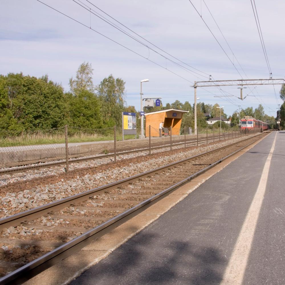 Langhus stasjon. Foto.