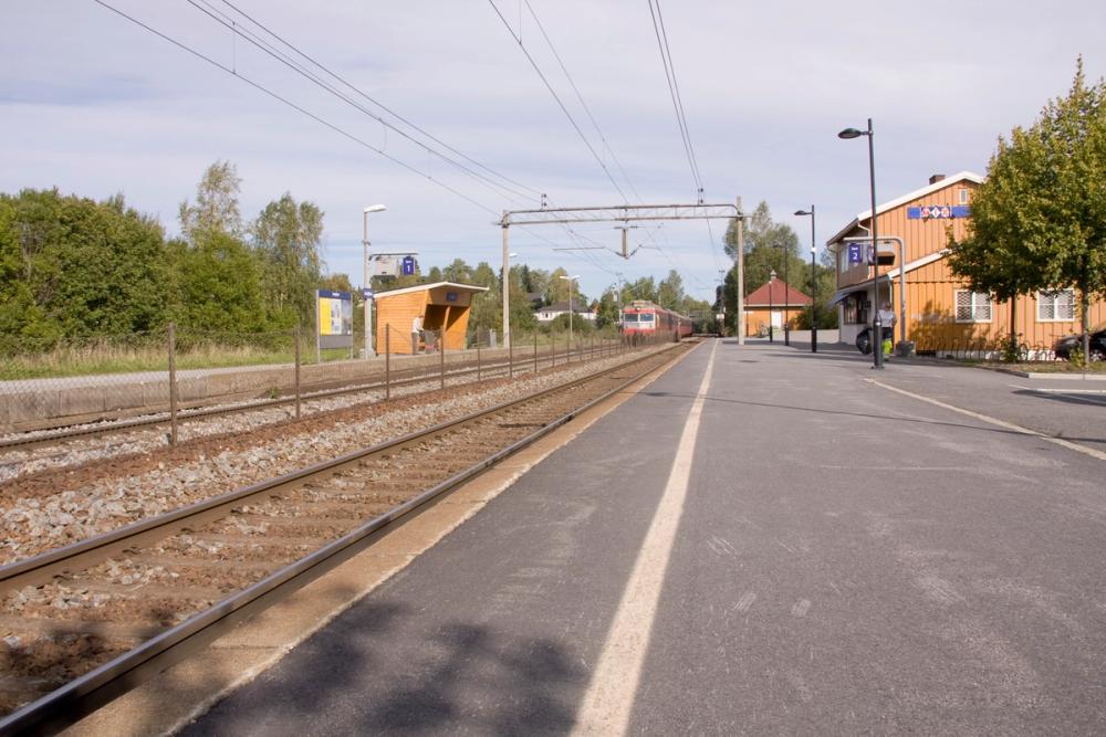 Langhus stasjon. Foto.