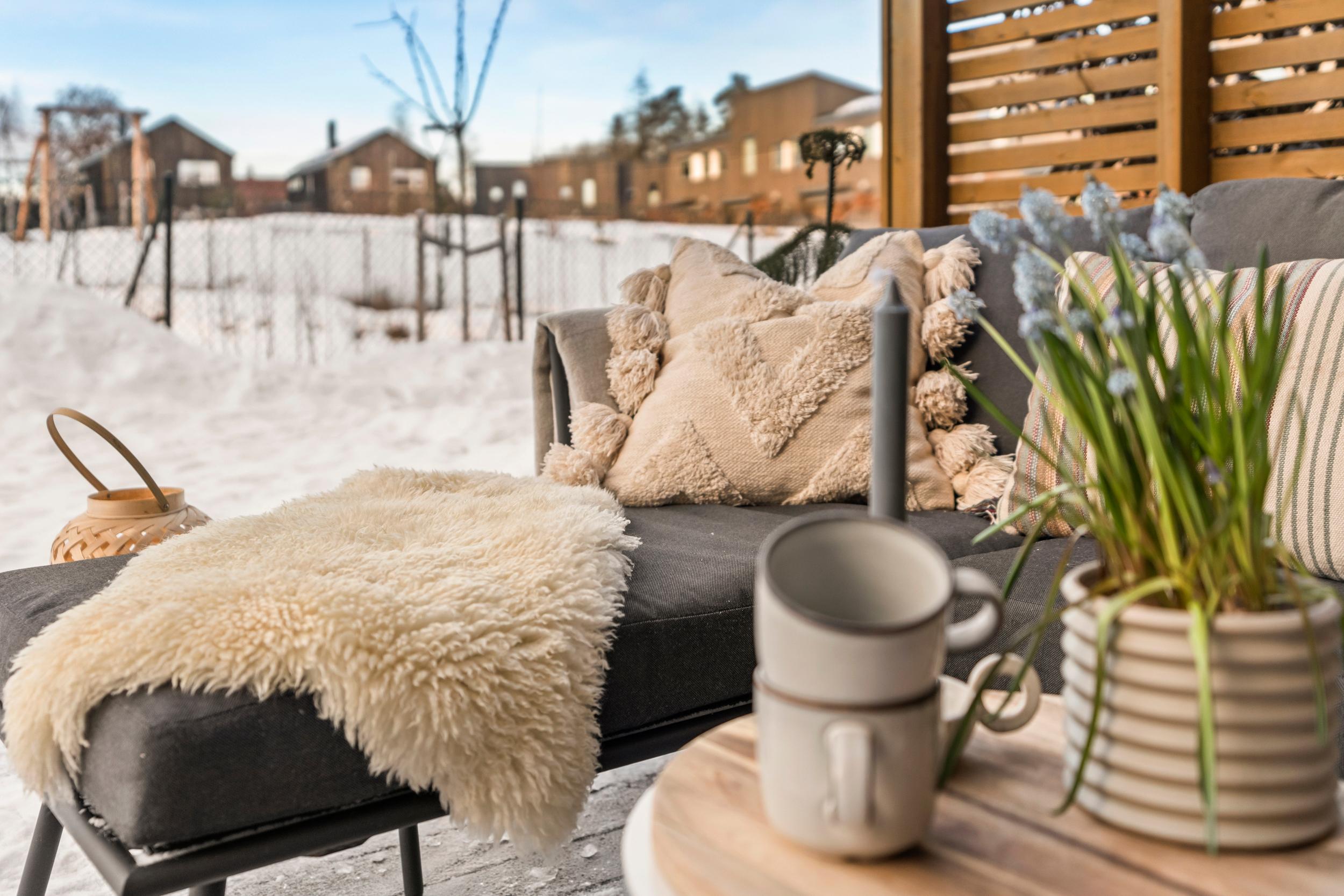 Bilde utendørs fra terrasse