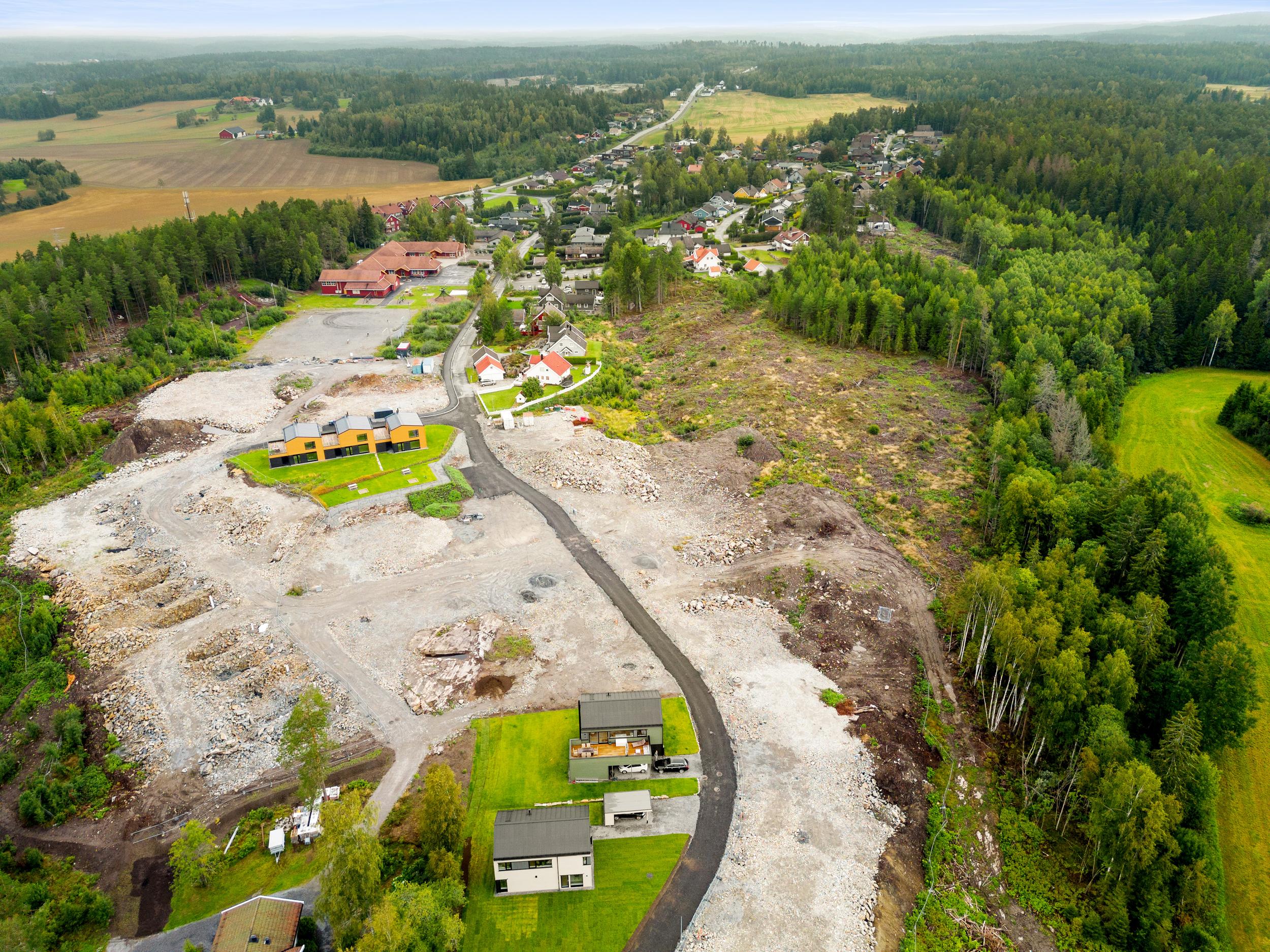 Dronebilde over Ringvollkollen