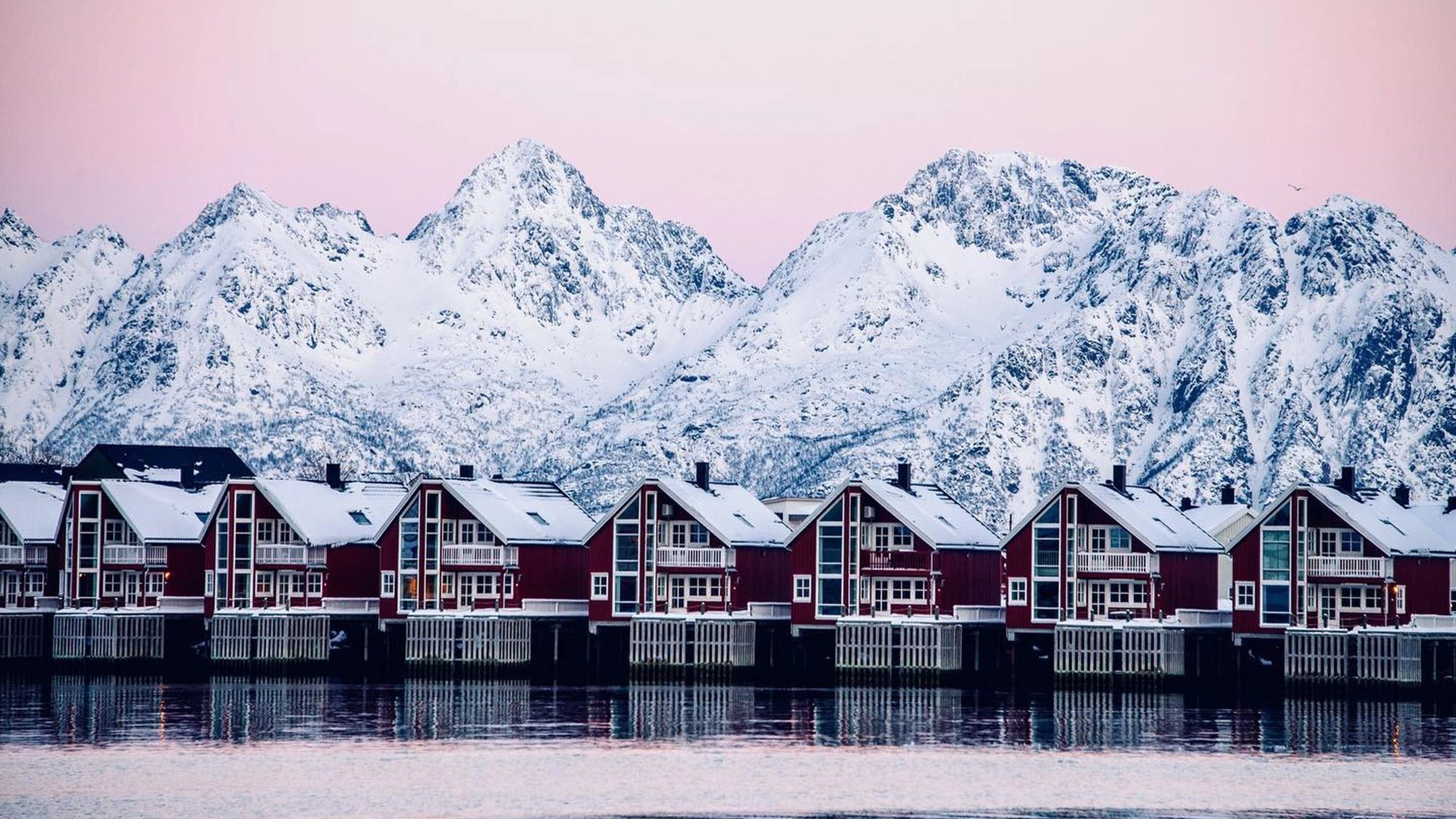 Svoøvær in winter time - Lofoten Islands, Norway