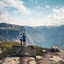 Die Aussicht genießen - Klassische Trolltunga-Wanderung - Odda, Norwegen