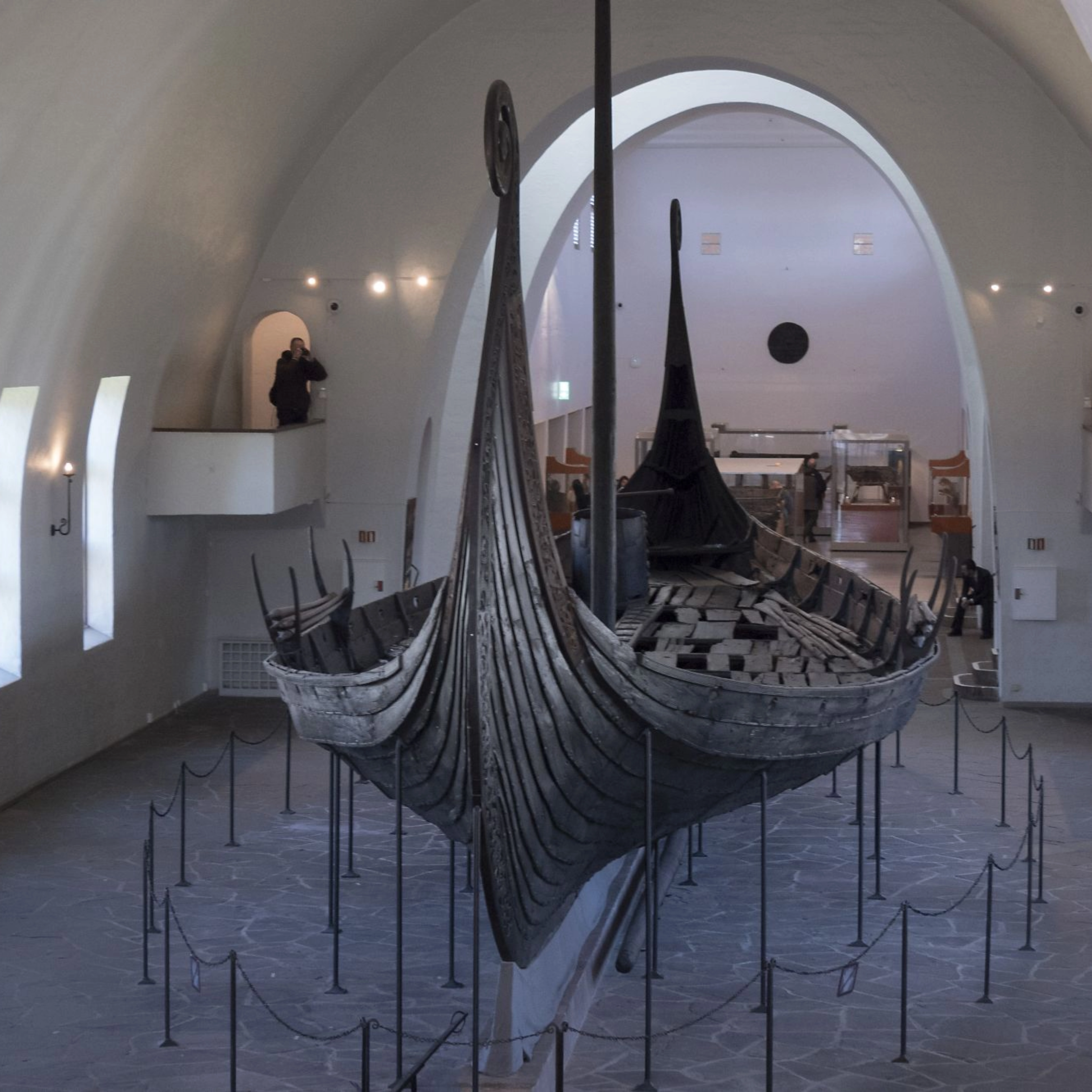 Gokstad Viking ship on the Vikingship Museum - Oslo, Norway