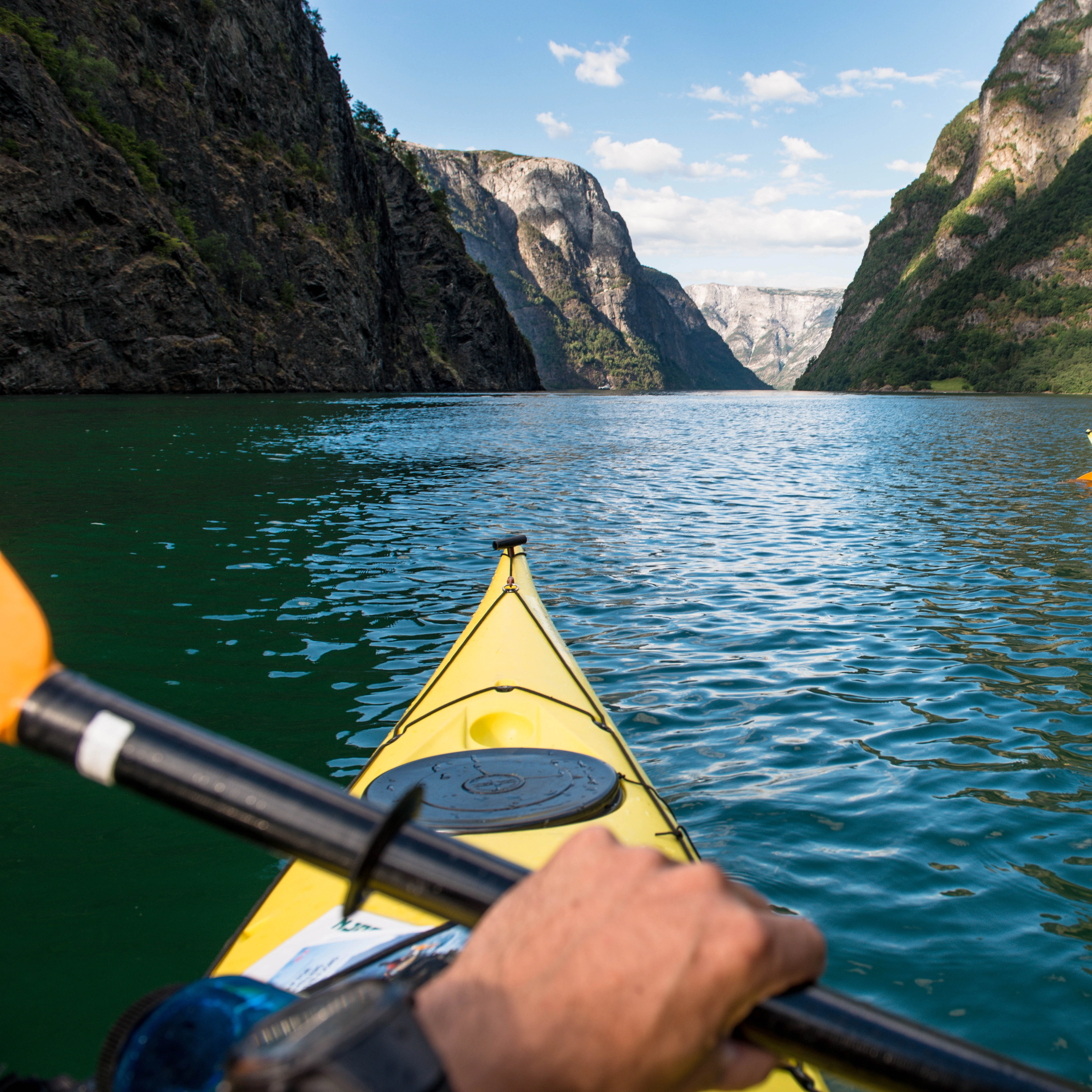 Nærøyfjorden Padling i Nærøyfjorden