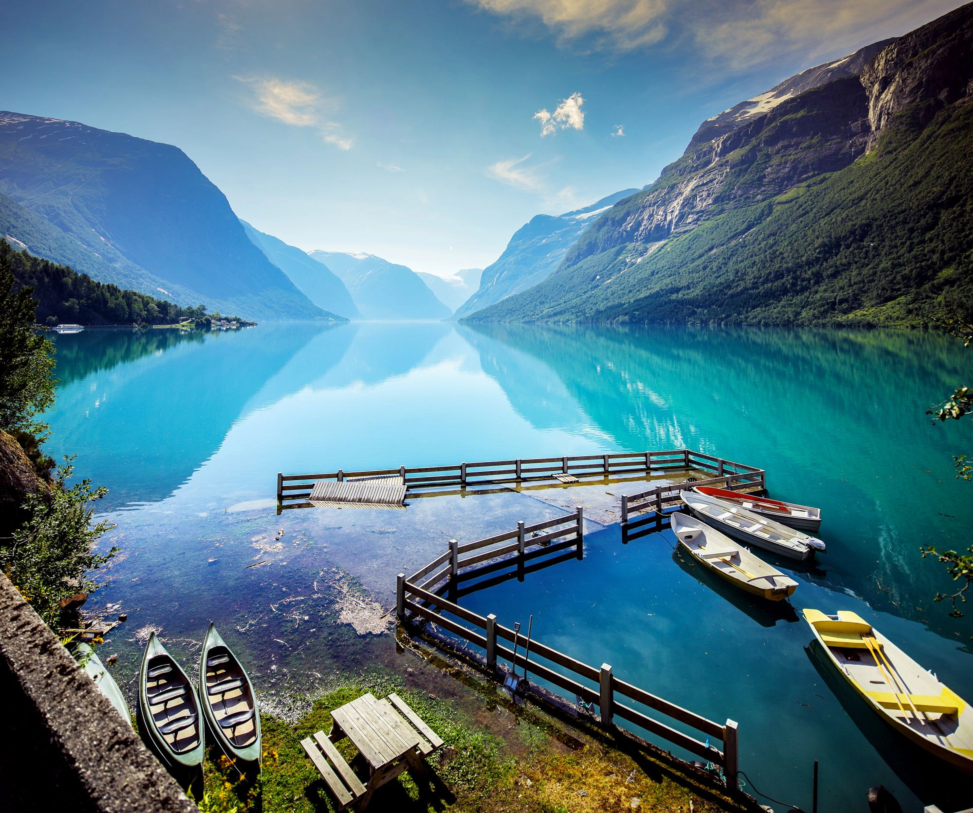 Loenvatnten lake   - Loen , Norway