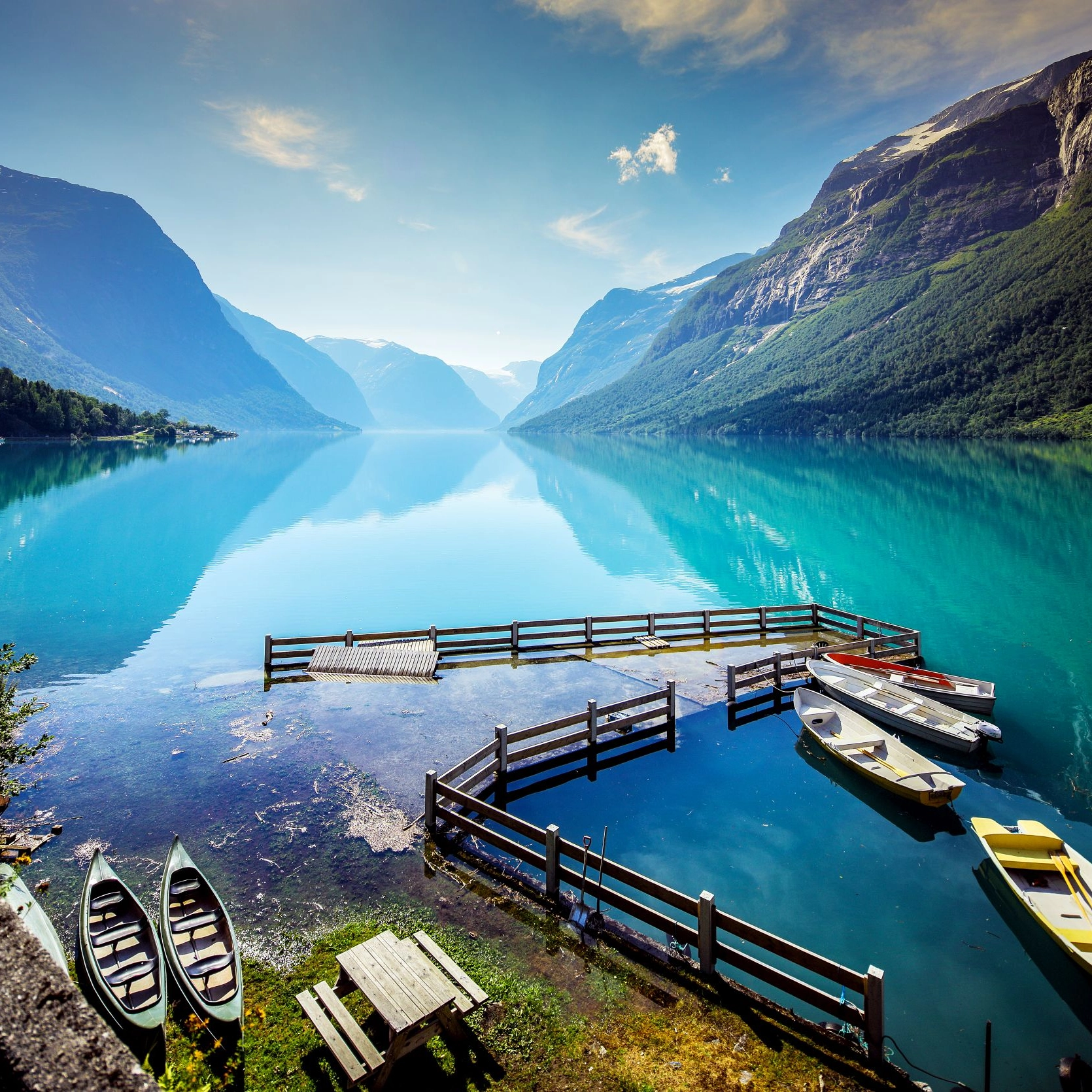 Loenvatnten lake   - Loen , Norway