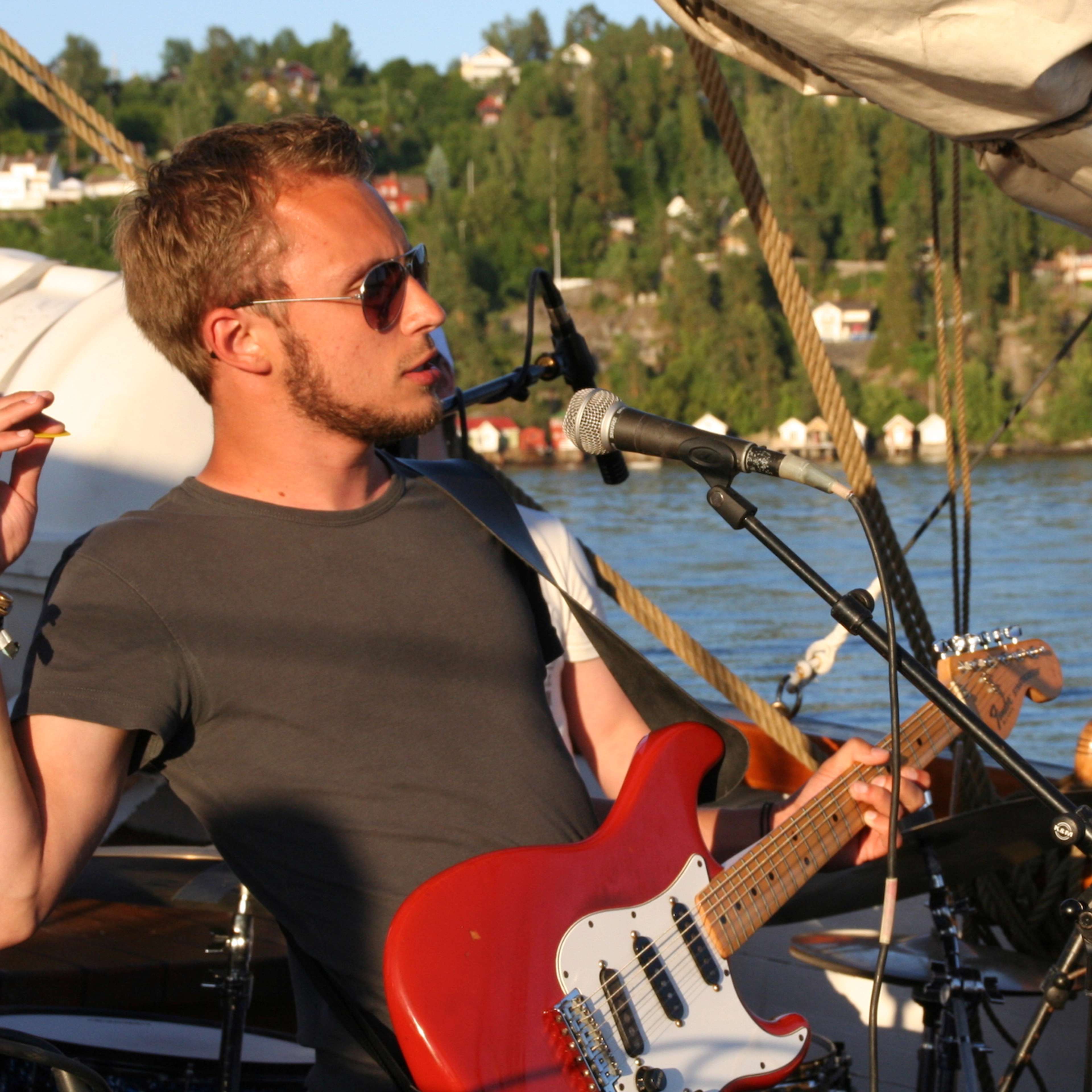 Guitarist - Jazz cruise on the Oslofjord - Oslo, Norway