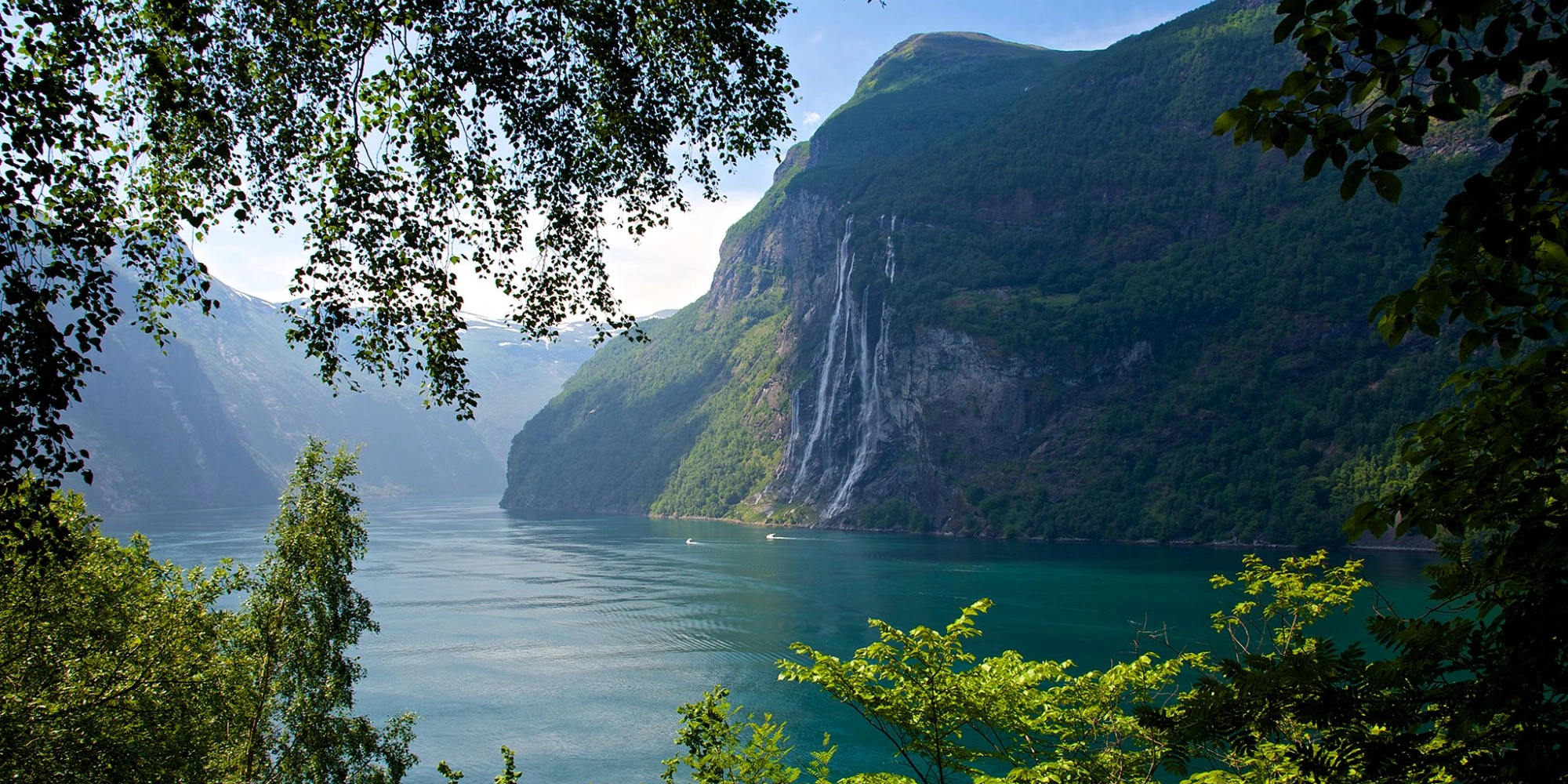 Die die sieben Schwestern Wasselfall - Geirangerfjord, Norwegen