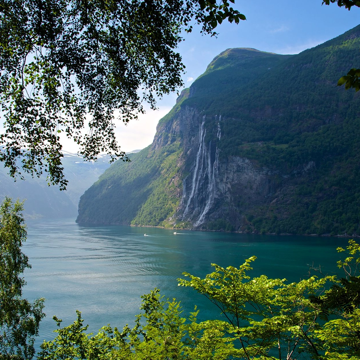 Die die sieben Schwestern Wasselfall - Geirangerfjord, Norwegen