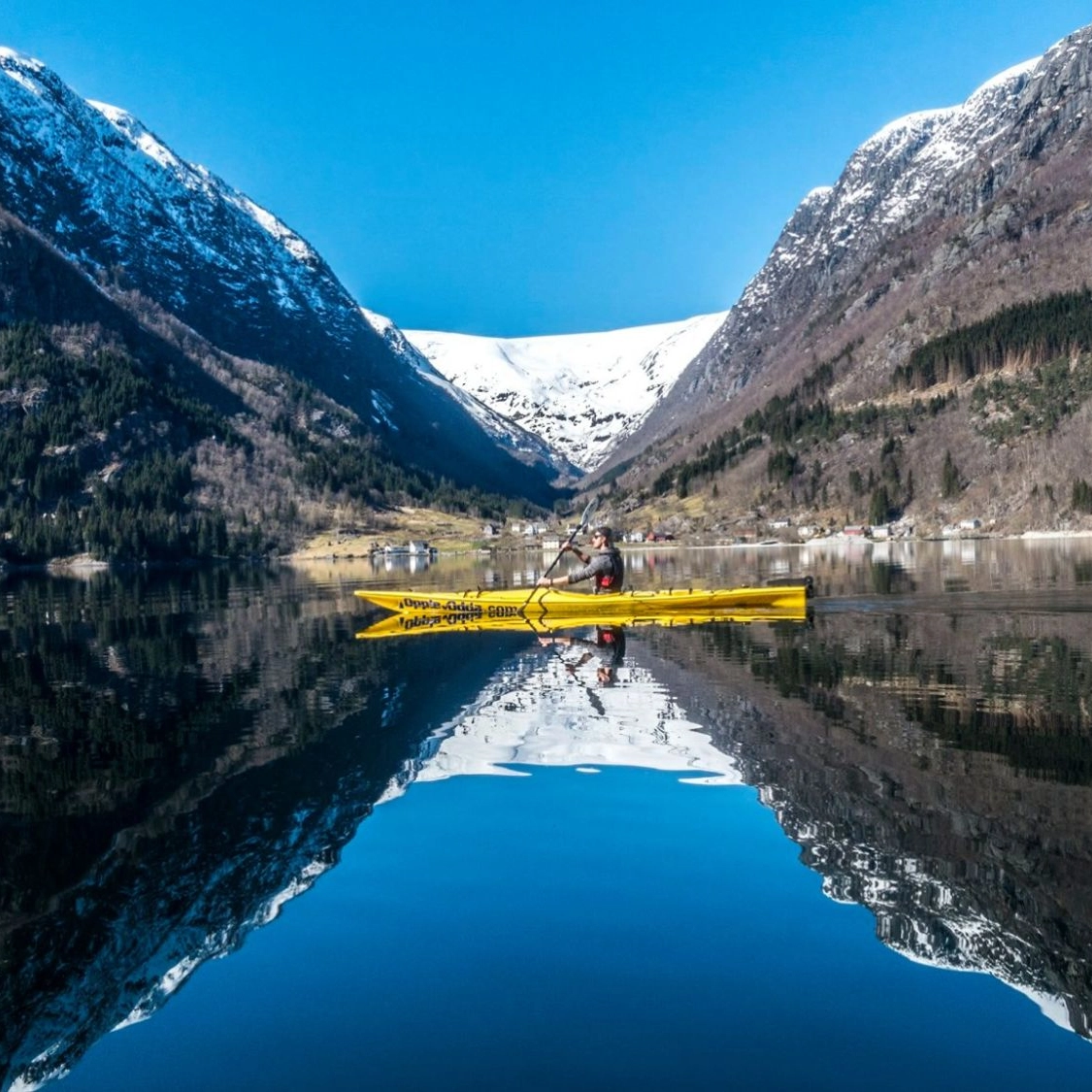 Kayaking on the Hardangerfjord - Odda, Norway