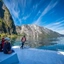 An Deck an Bord der Vision of the Fjords - Norway in a nutshell® winter tour - Flåm, Norwegen