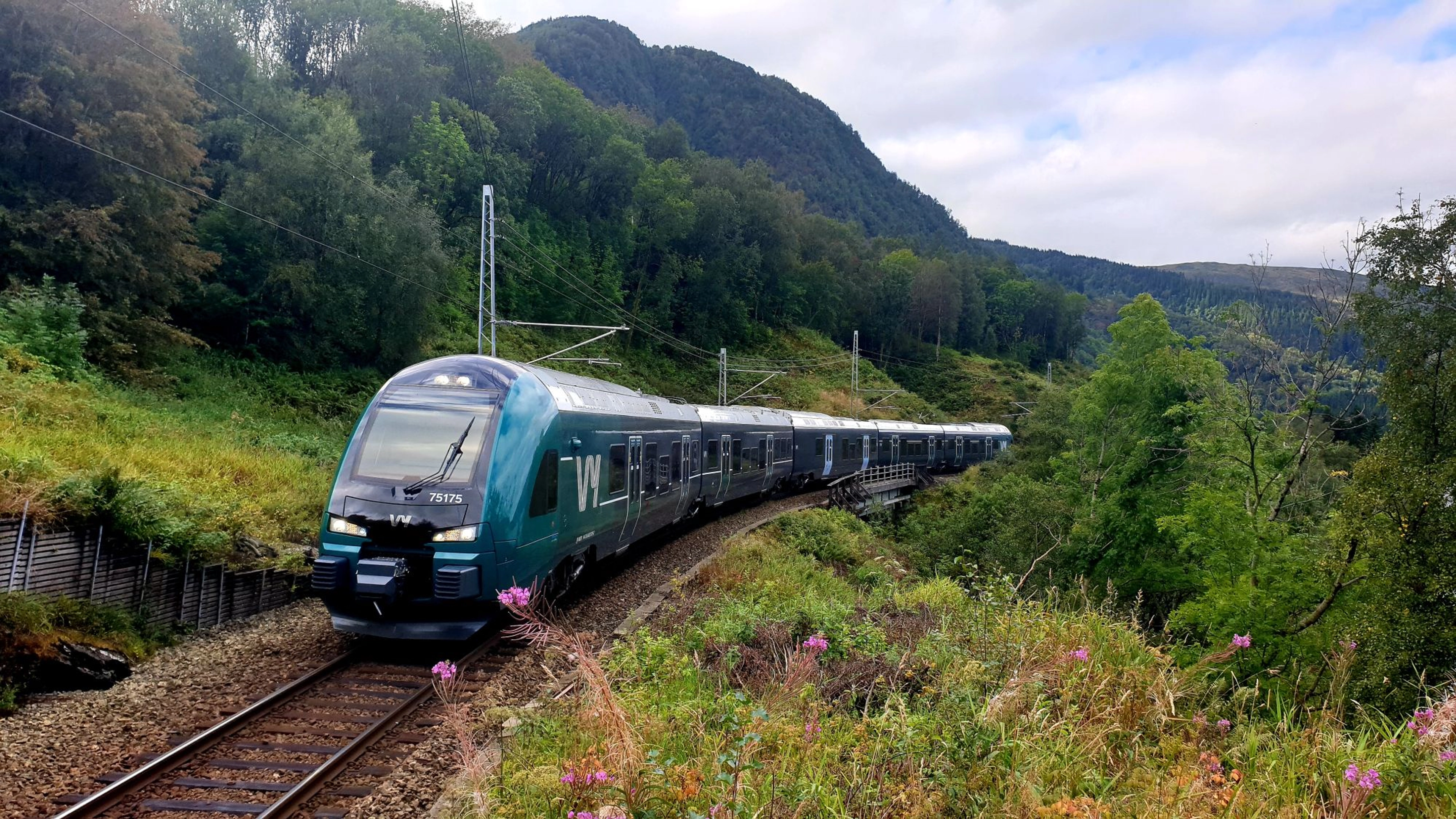The Bergenbahn - Voss, Norwegen