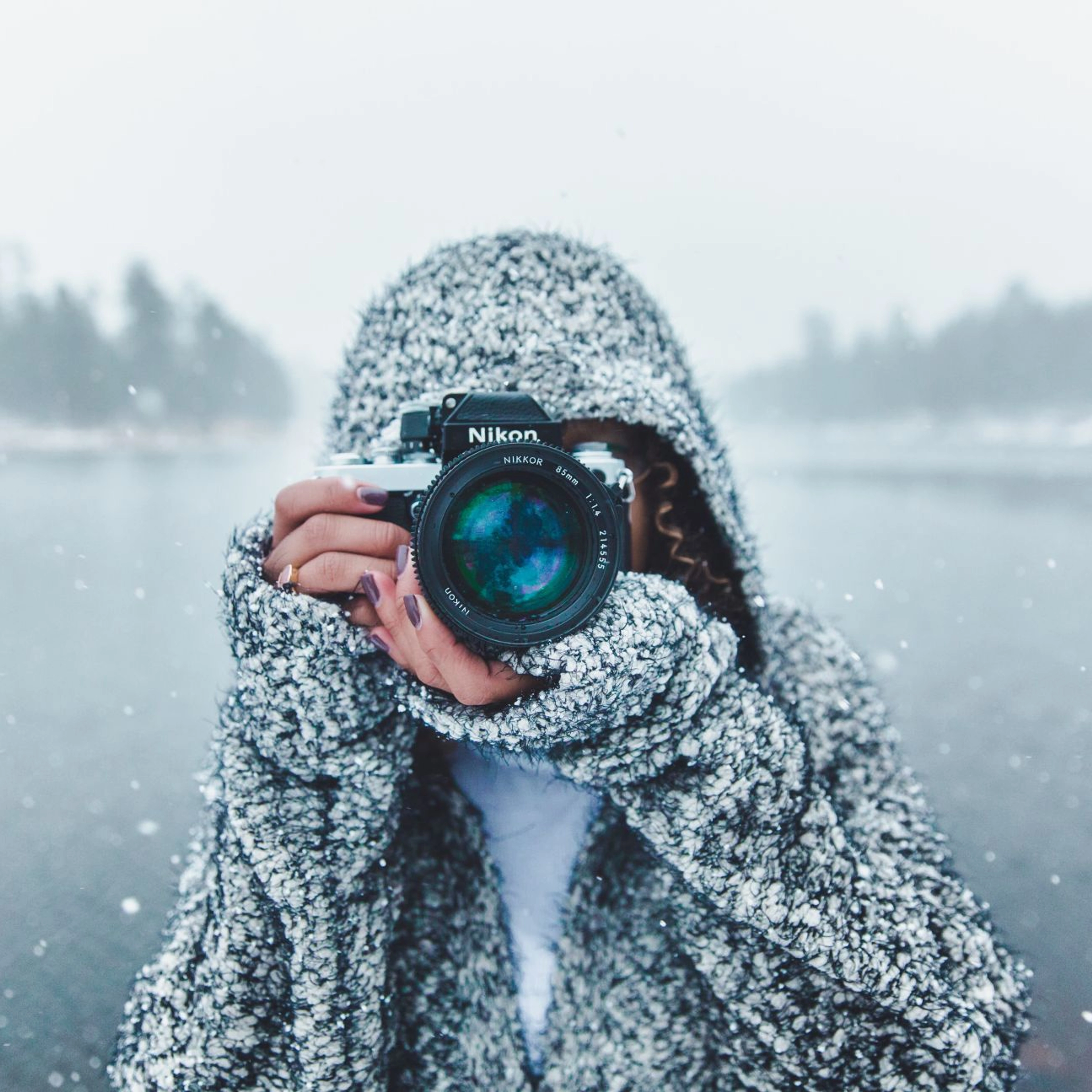 Photoraphing in the snow