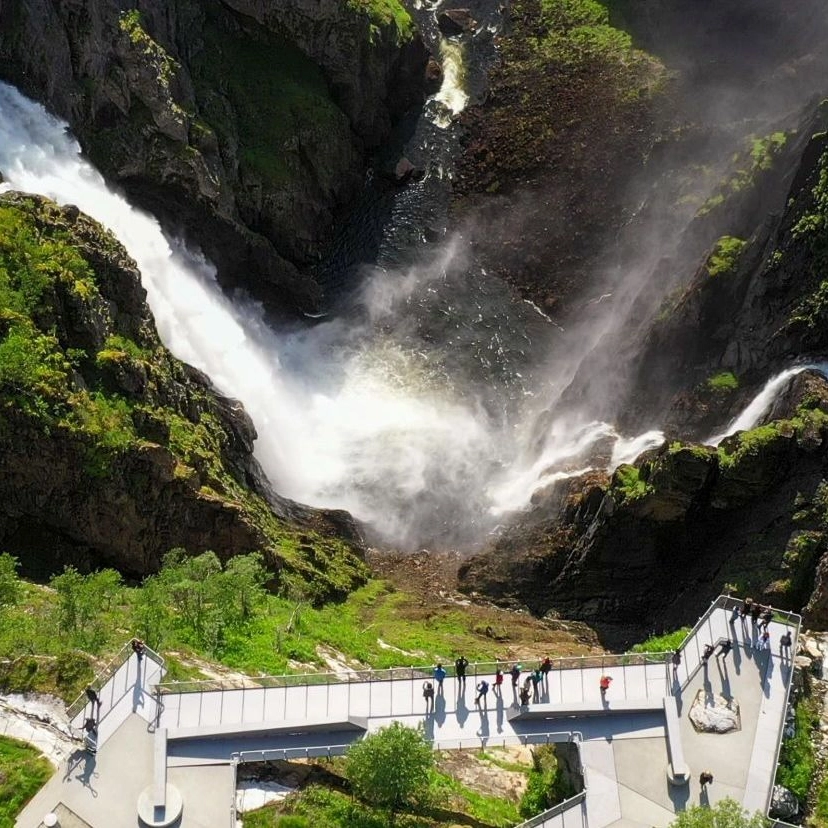 Vøringsfossen waterfall - The great waterfall tour, Hardangerfjord, Norway