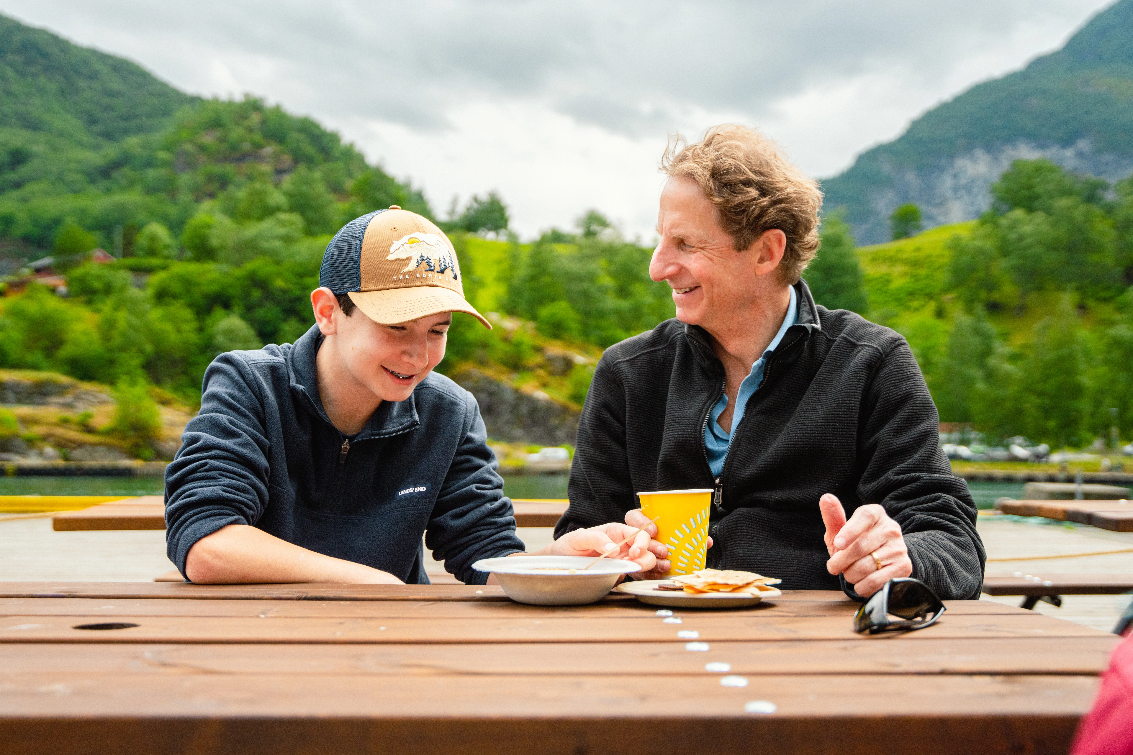 Rømmegrøt in Flåm