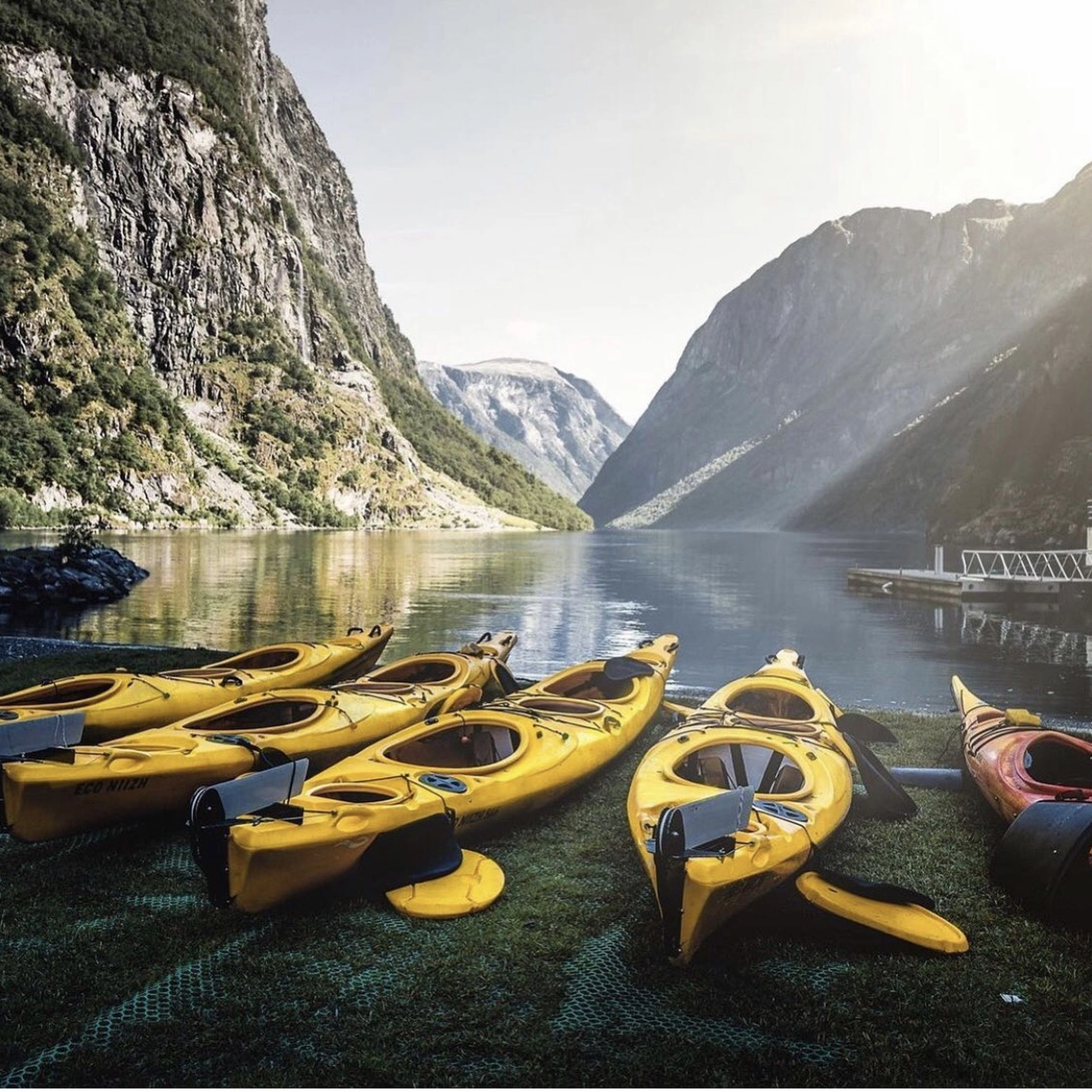 Gudvangen Budget Hotel - Kayak on the Nærøyfjord from Gudvangen, Norway
