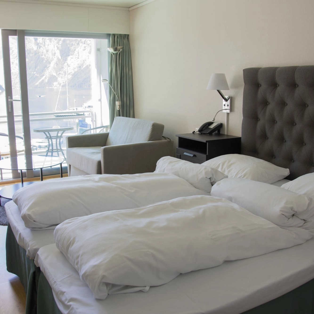 Havila Hotel Geiranger - Doppelzimmer mit Balkon und Aussicht - Geiranger, Norwegen