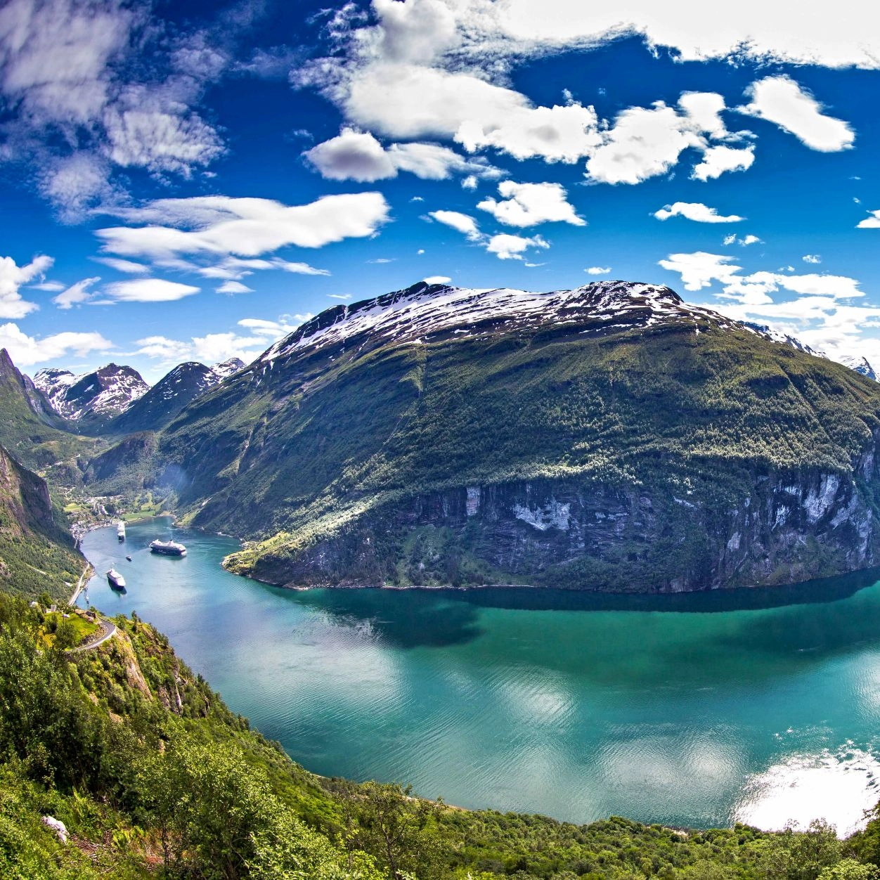 Der Geirangerfjord - Geiranger, Norwegen