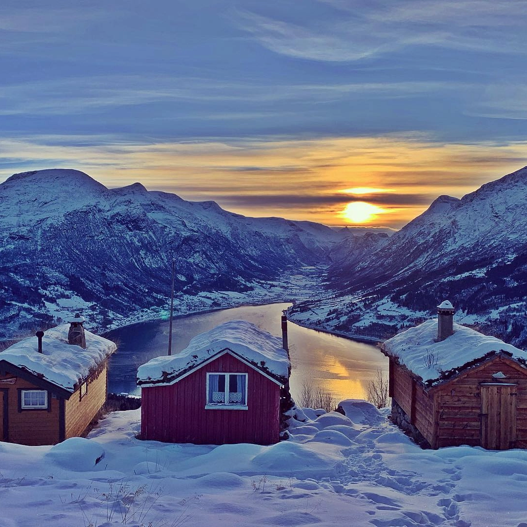 Loen Winter in Rakssetra - Loen, Norwegen