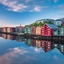 Calm water in Trondheim - Norway