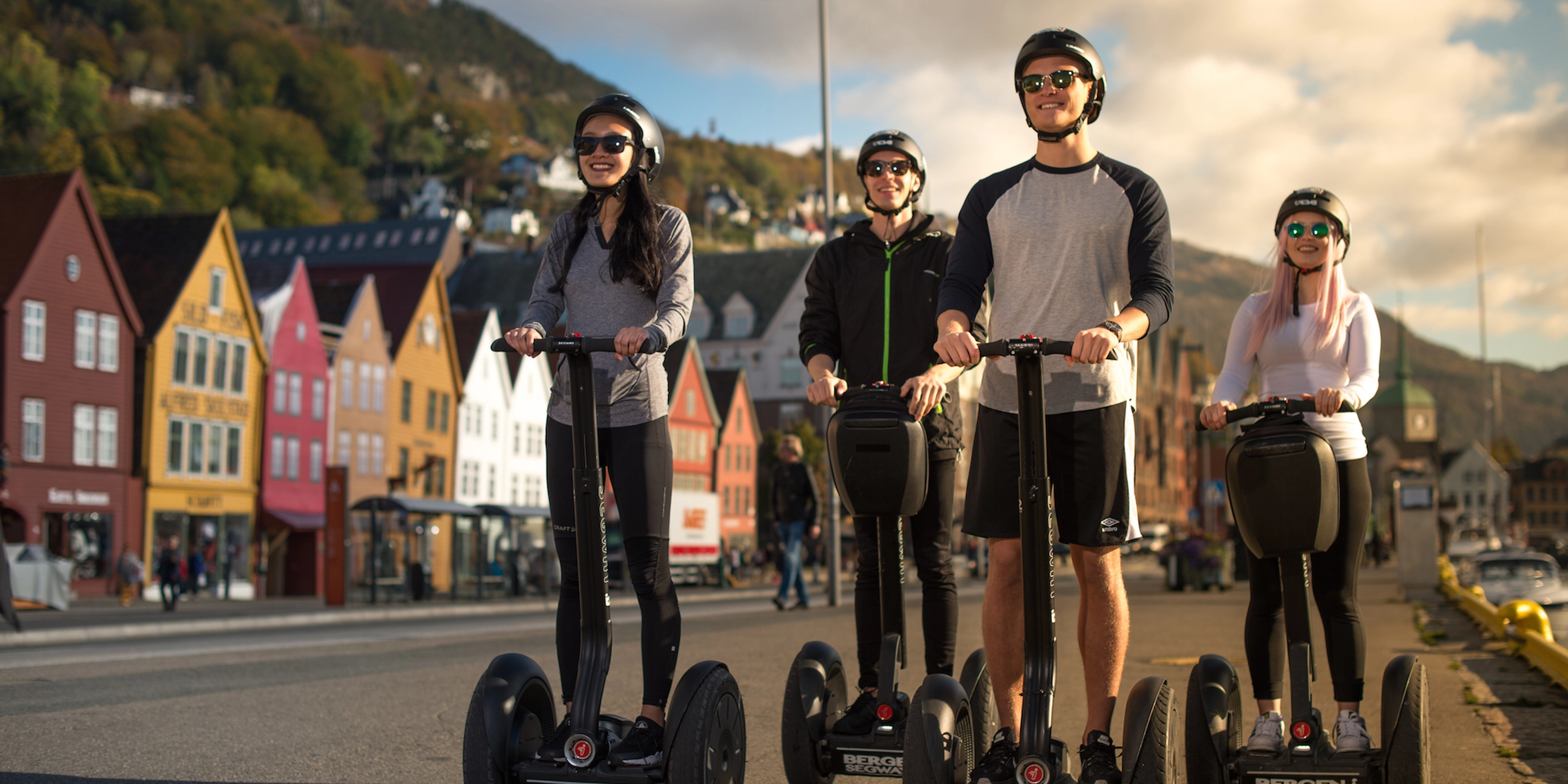 Aktivitäten in Bergen - geführte Segway-Tour in Bergen, Norwegen