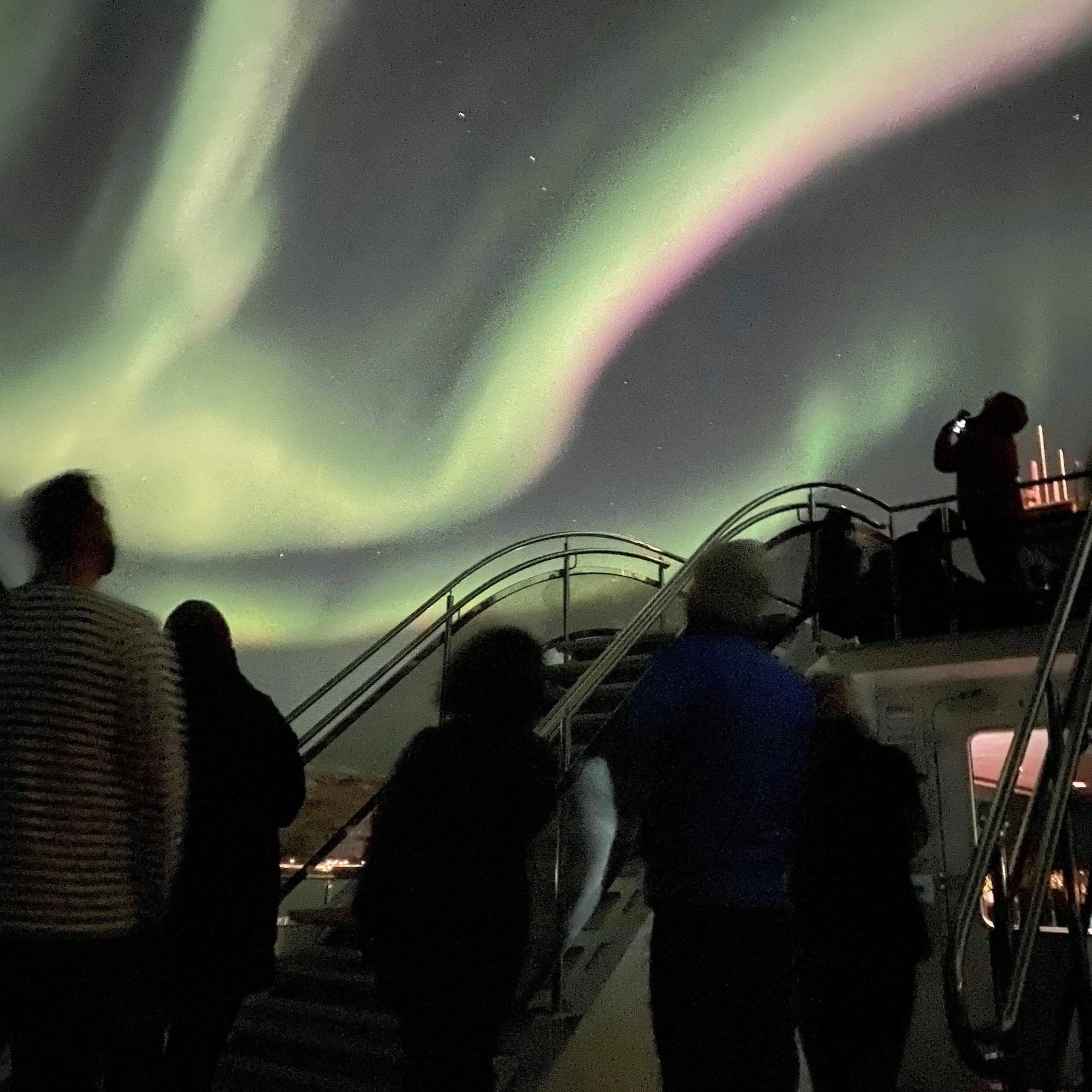 Aktivitäten in Tromsø - Kulinarische Nordlichtkreuzfahrt, Die Nordlichter sind ein wunderschöner Anblick, Tromsø, Norwegen