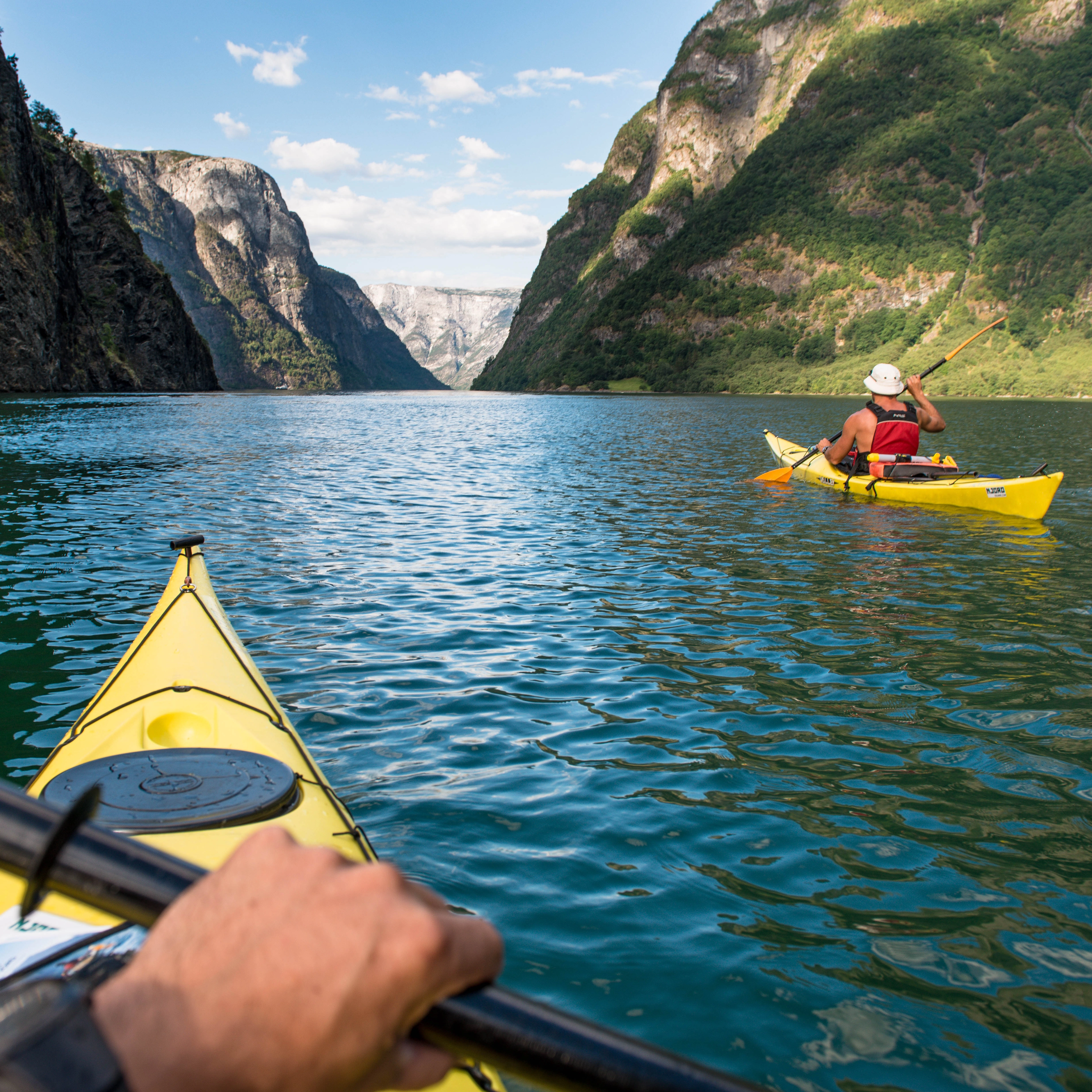 Kayaking in Noway with Fjord Tours and get discount with Fjord Pass® 