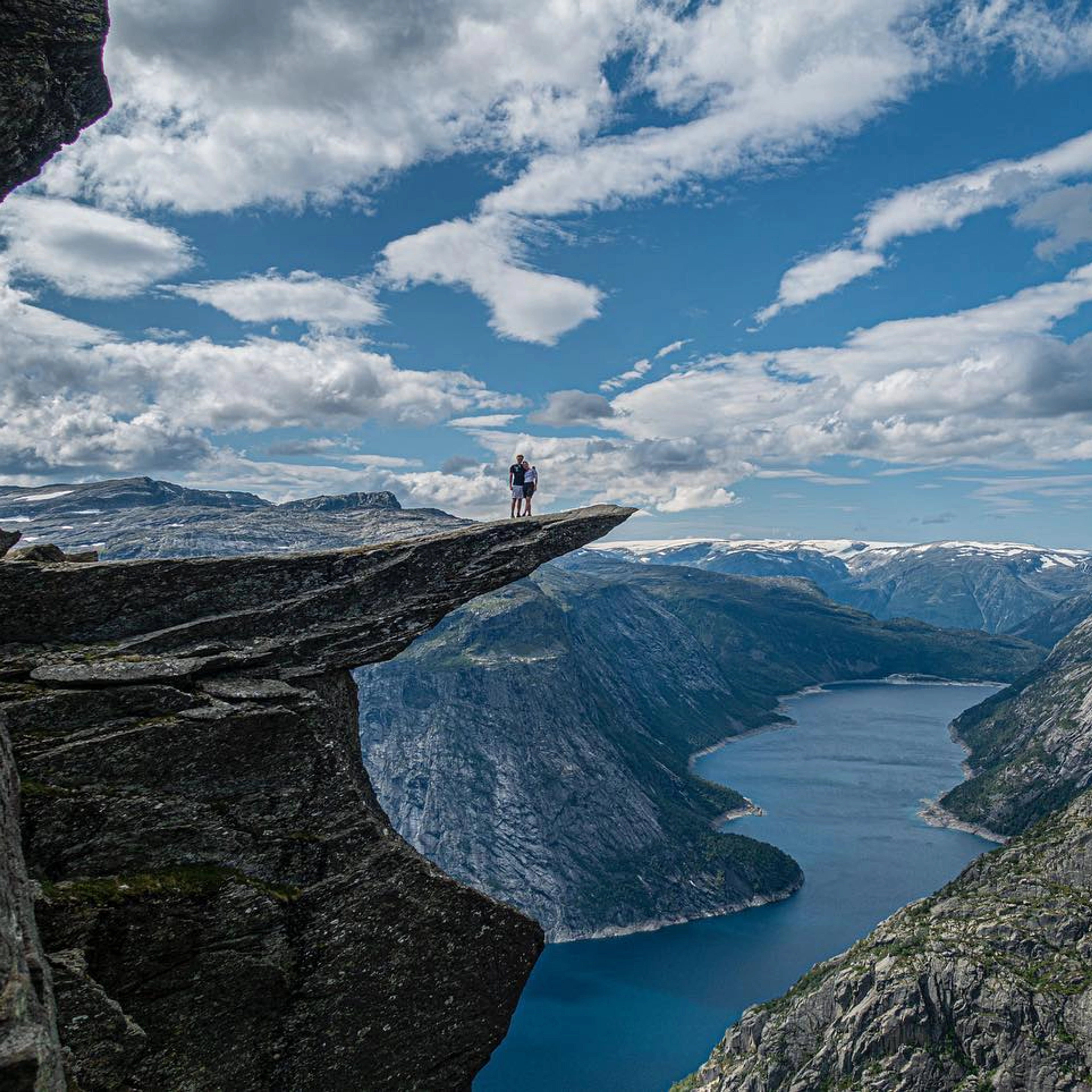 On top of the Trolltunga - Odda, Norway