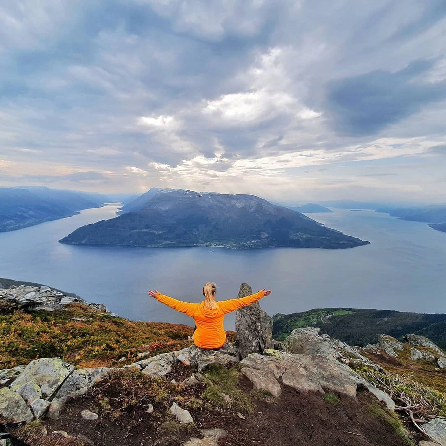 Hardanger - Norway's orchard, Panorama view - Hardanger, The Hardangerfjord, Norway