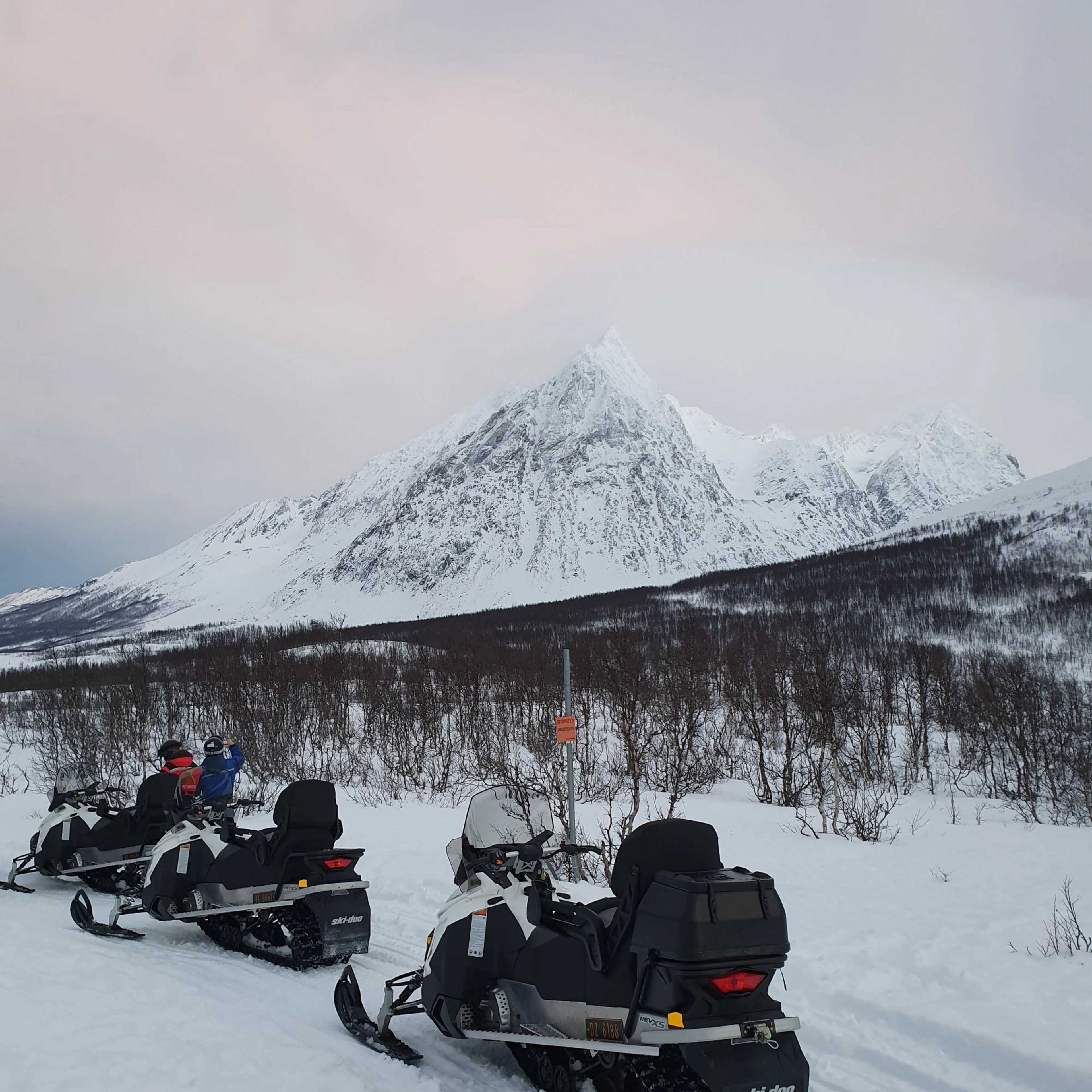 Snøscooter tur i Tromsø 