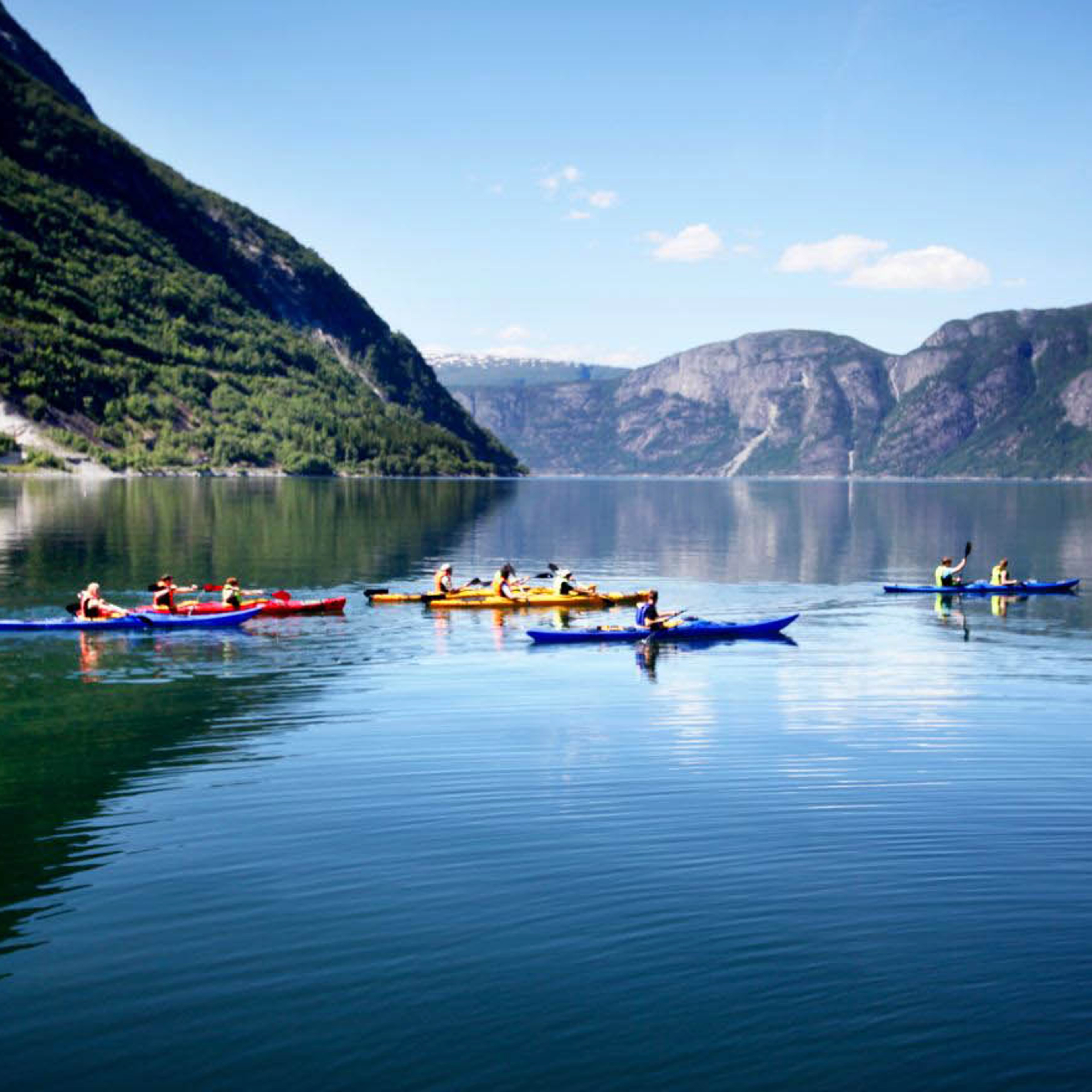 Kajaktour auf dem Hardangerfjord ab Eidfjord - Norwegen