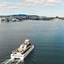 Oslofjord-Kreuzfahrt mit einem leisen Hybridboot - Blick auf Oslo, Norwegen