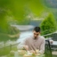 Genießen eine Mahlzeit mit Apfelwein in Ulvik - Hardangerfjord Norwegen