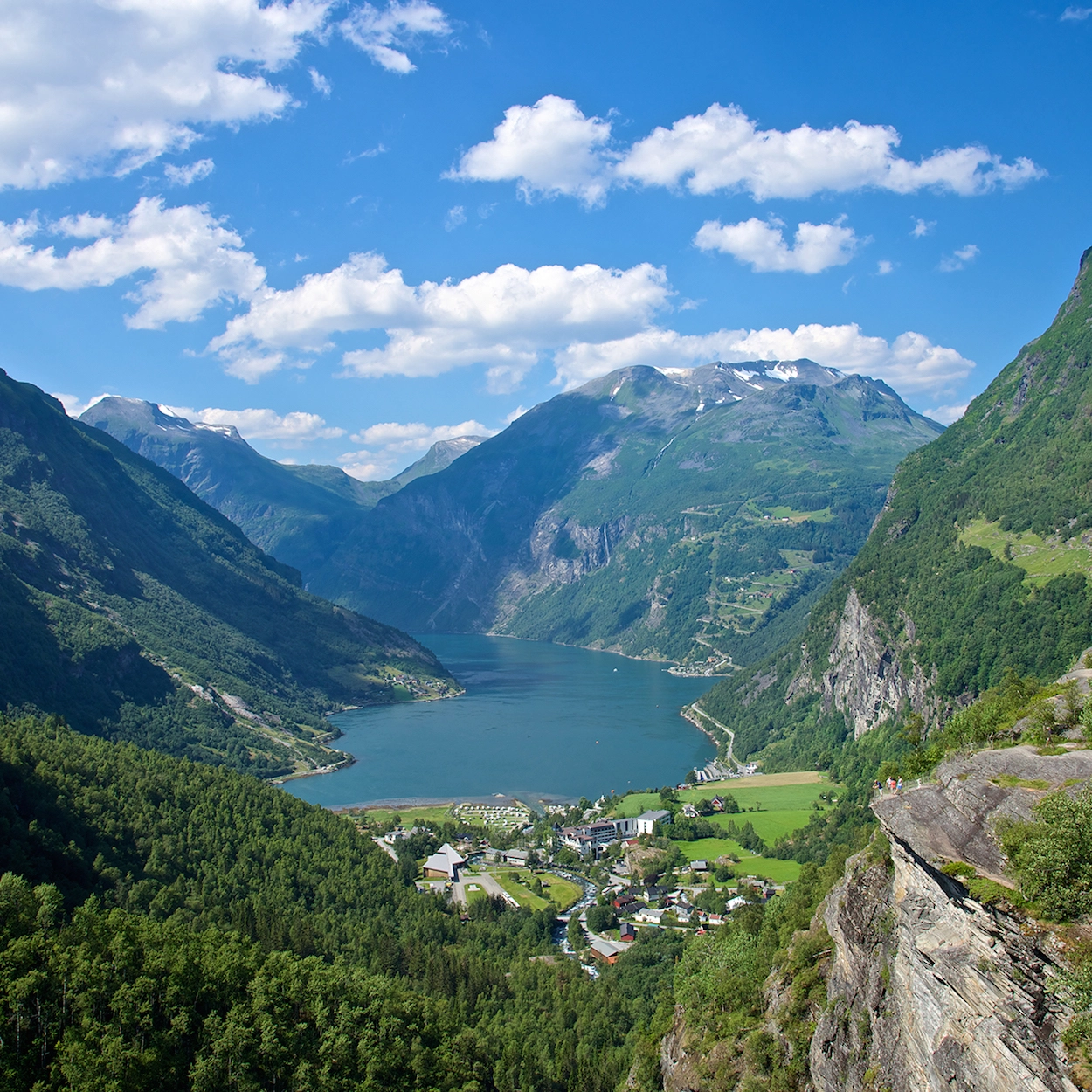 Geiranger Schöner Geiranger, Norwegen