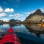 Kayaking in Reine -Lofoten Islands, Norway